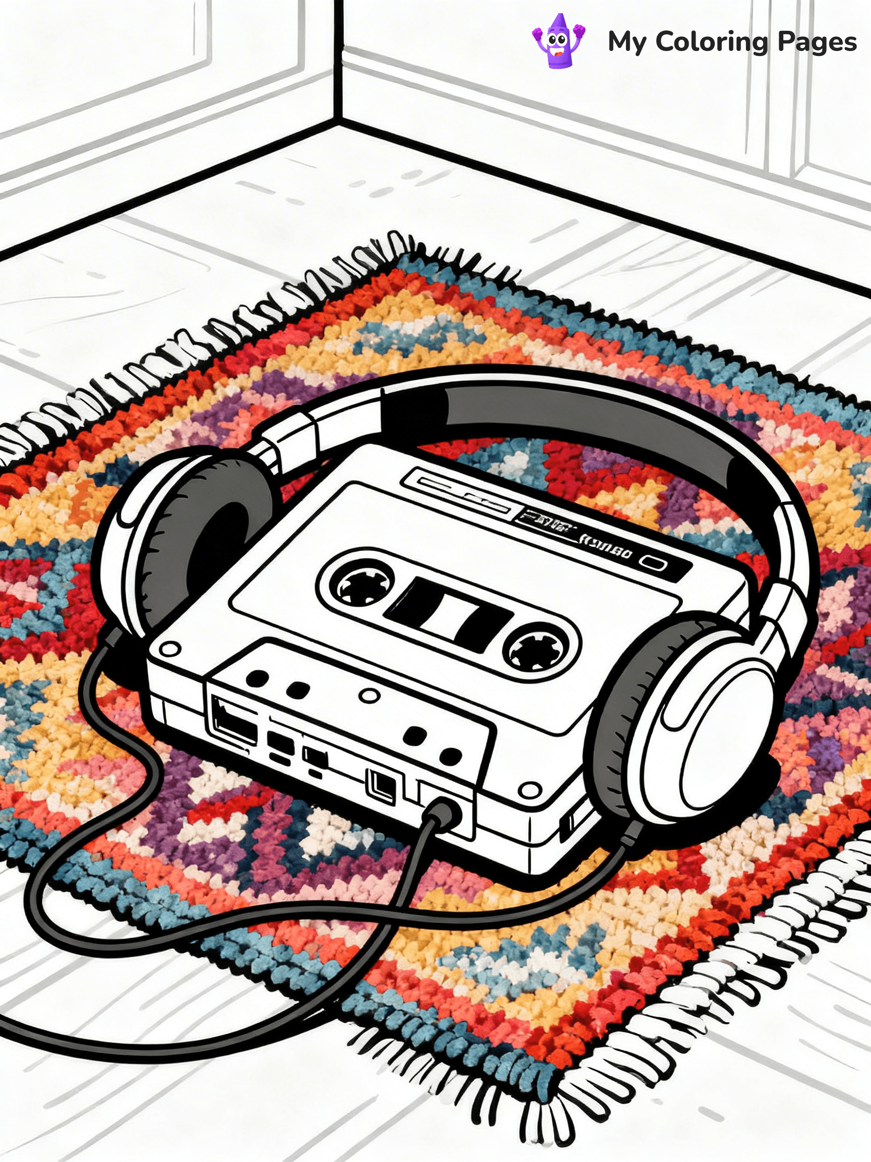 80s Coloring Pages - 14
