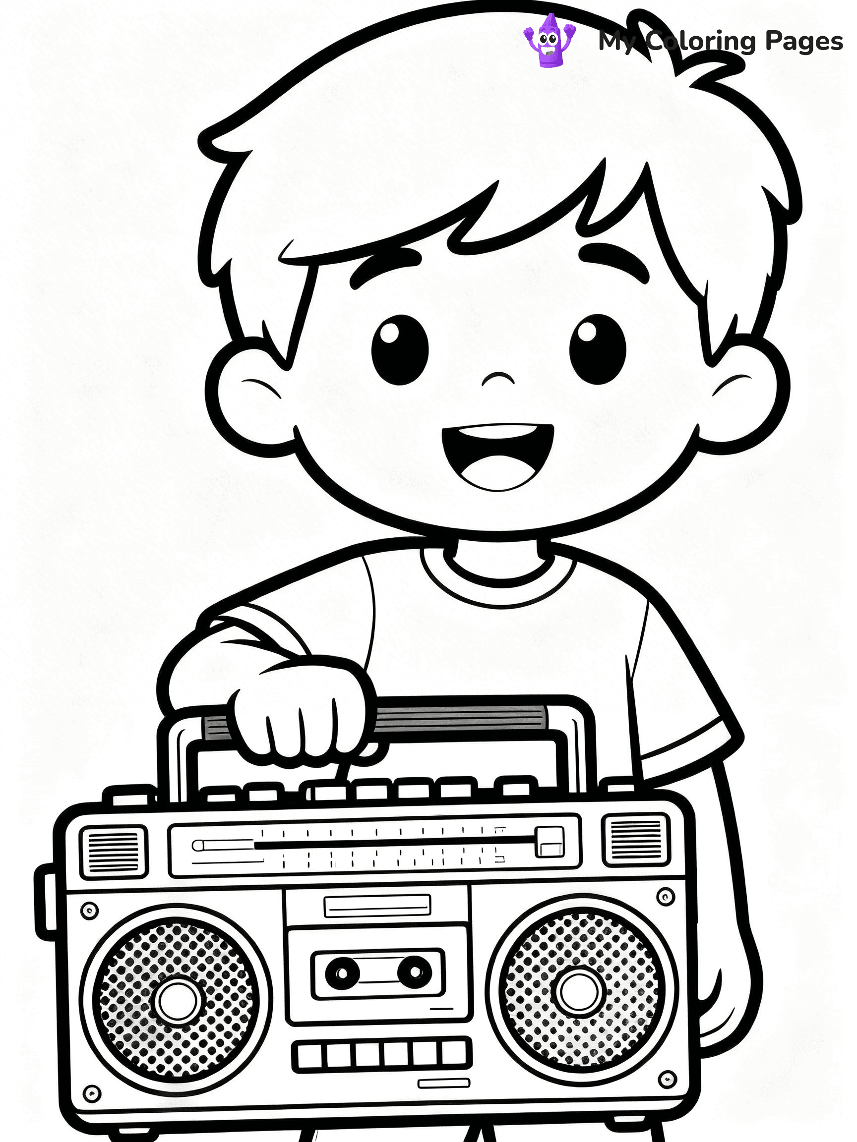 80s Coloring Pages - 5