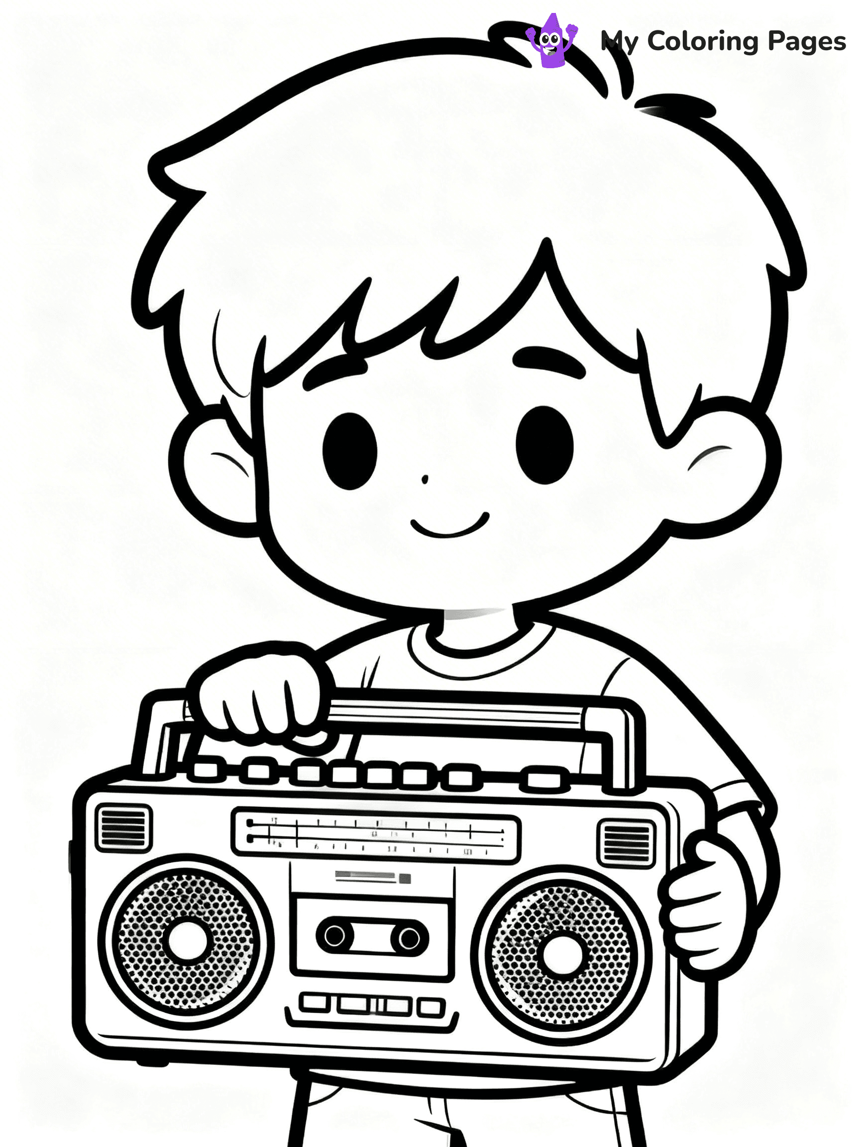 80s Coloring Pages - 2