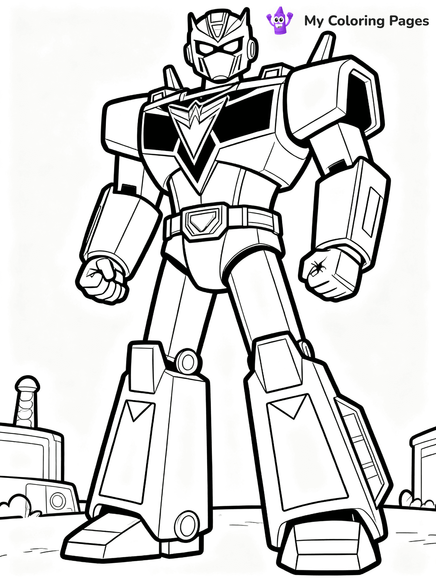 Power Ranger Coloring Pages - 58