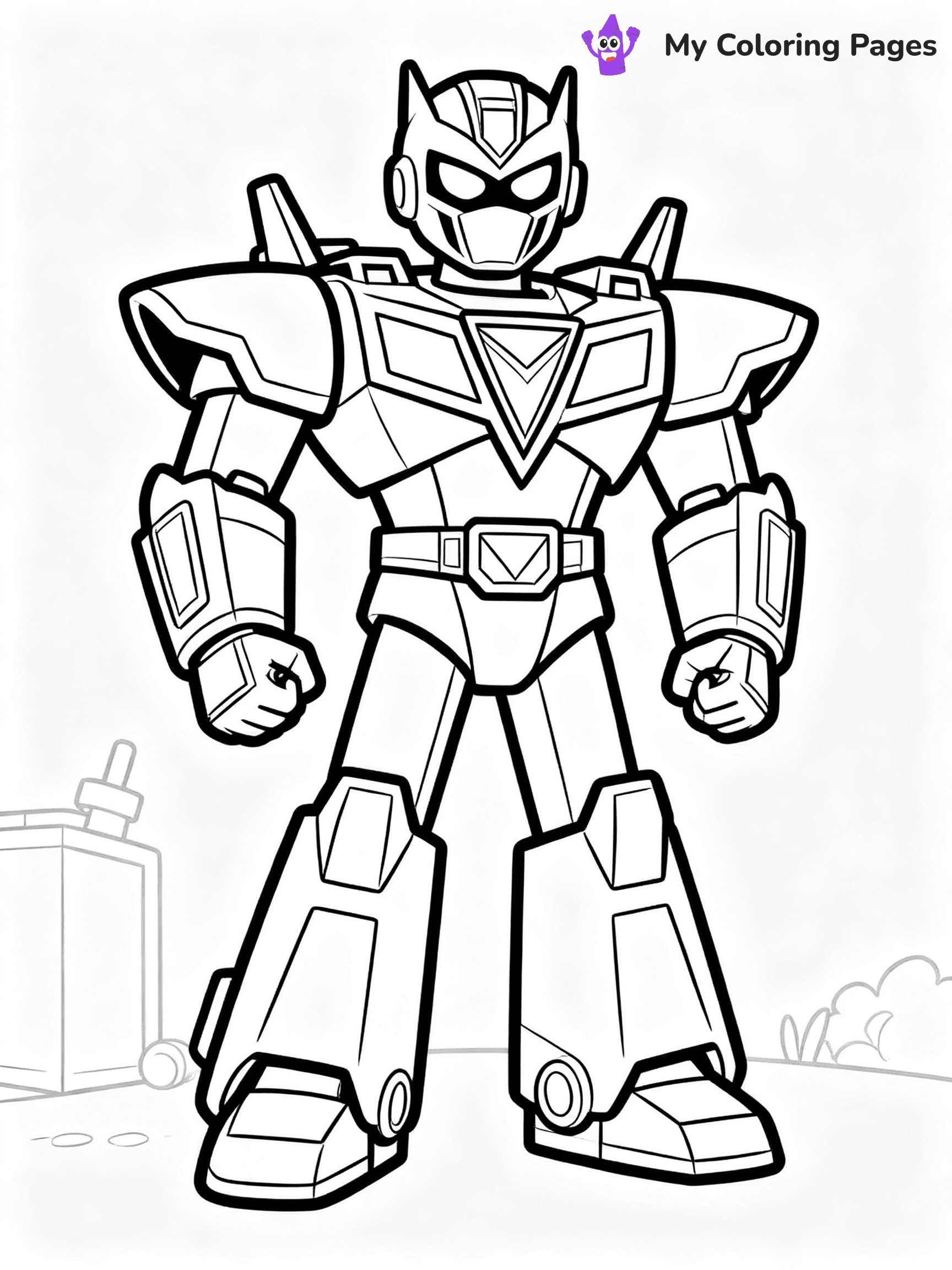 Power Ranger Coloring Pages - 57