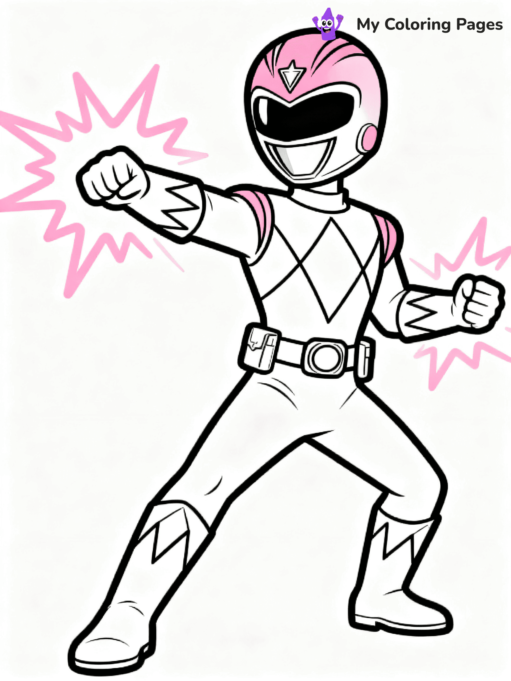 Power Ranger Coloring Pages - 52