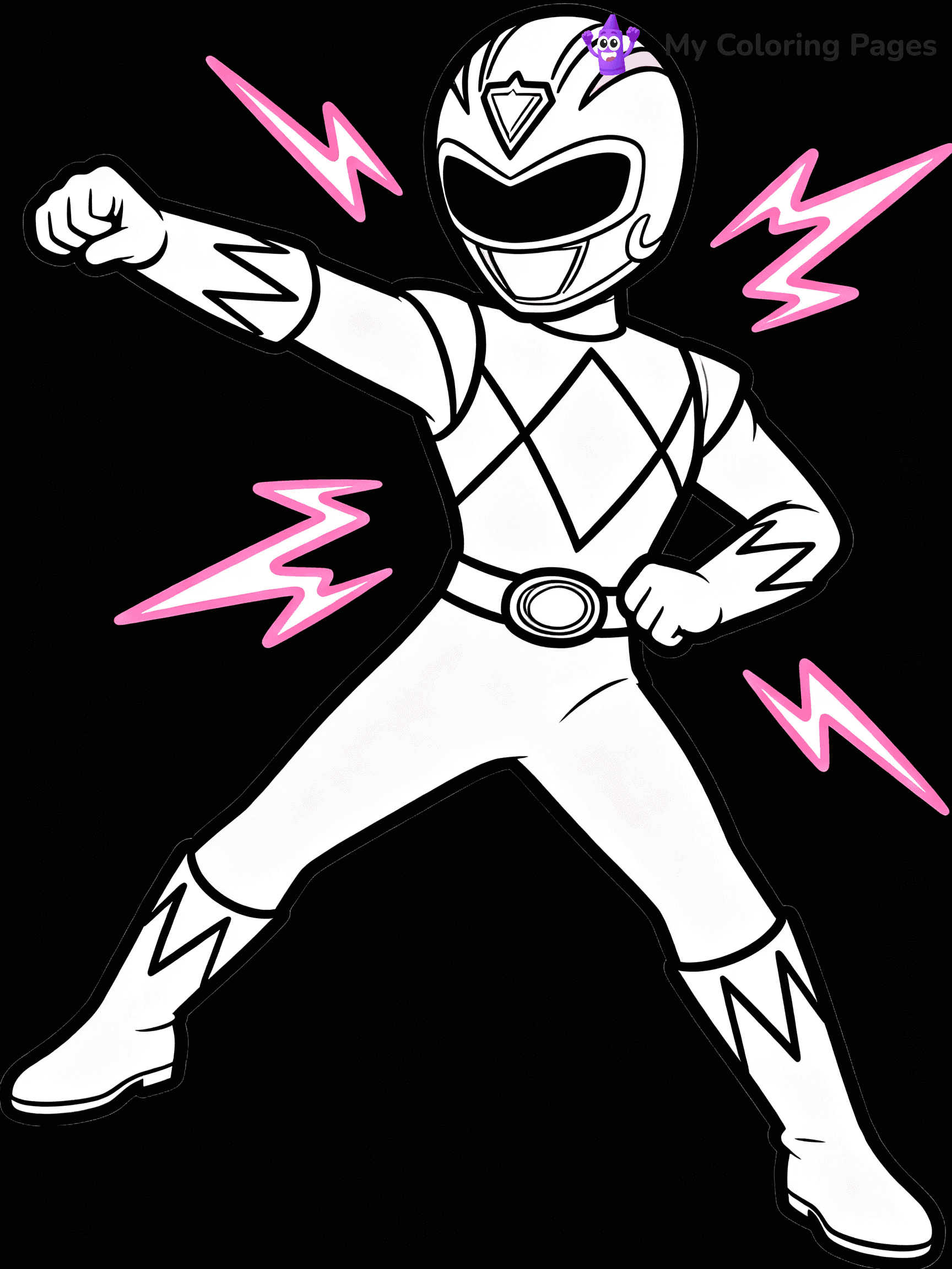 Power Ranger Coloring Pages - 50