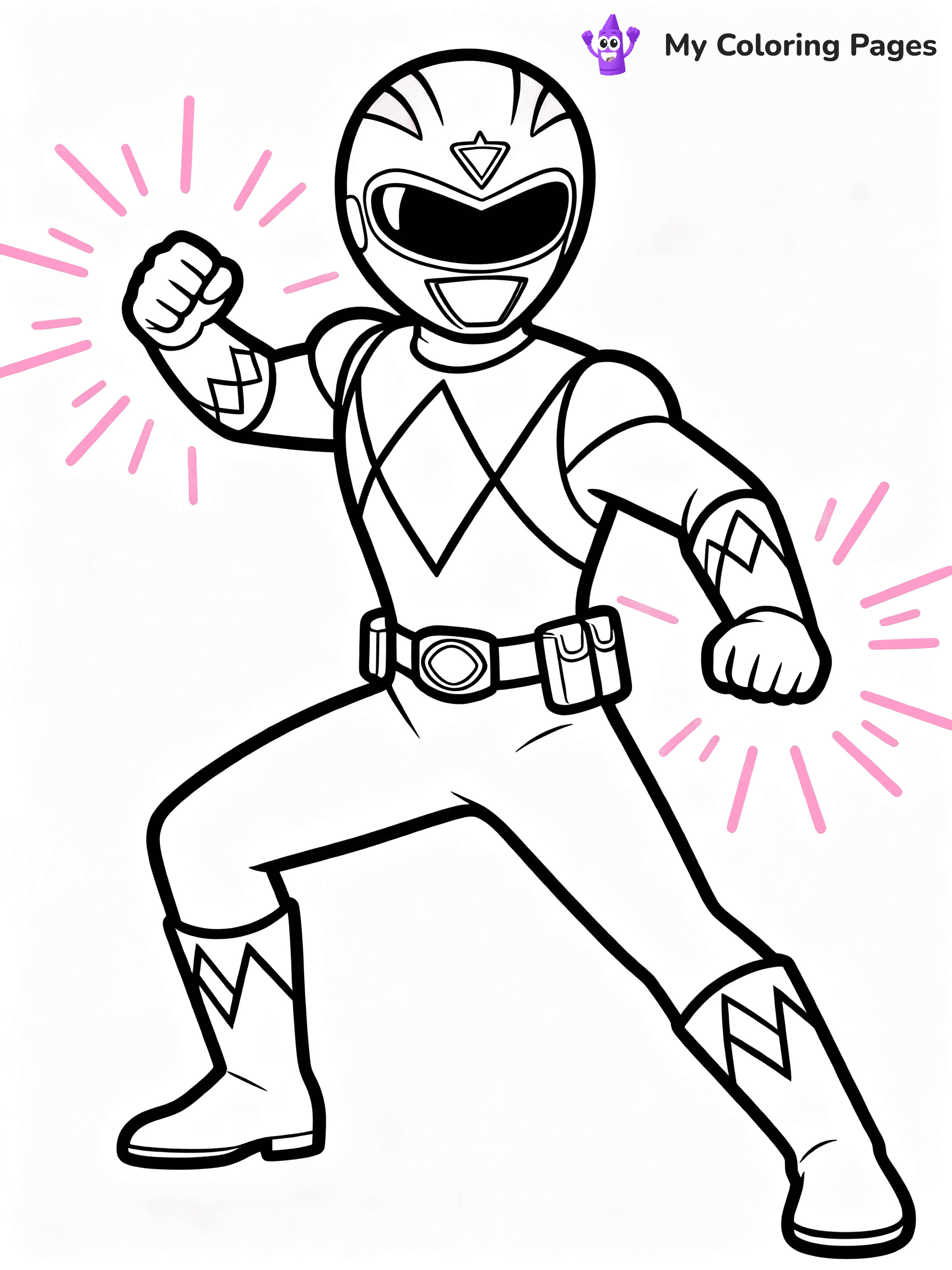 Power Ranger Coloring Pages - 49
