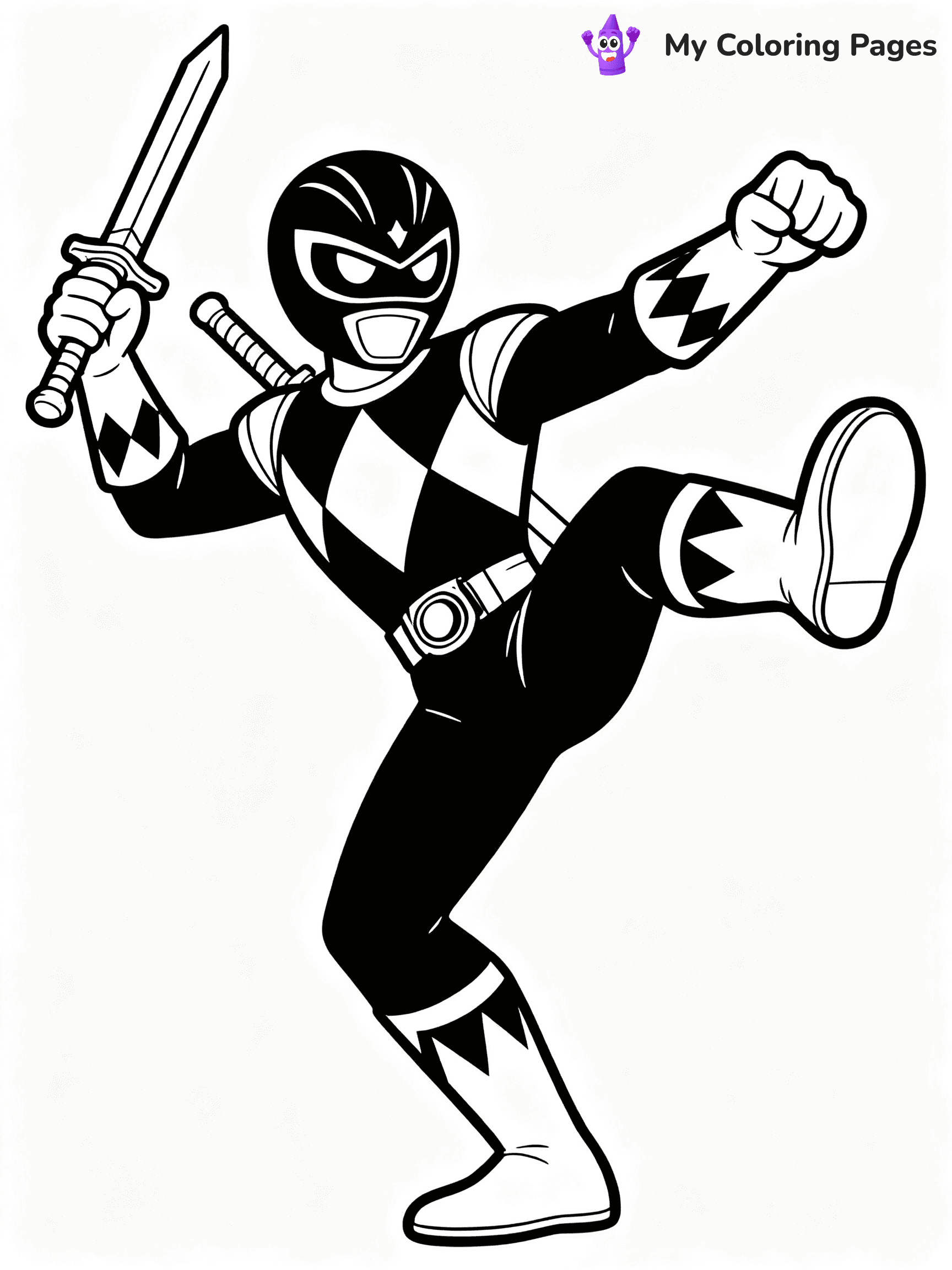 Power Ranger Coloring Pages - 46