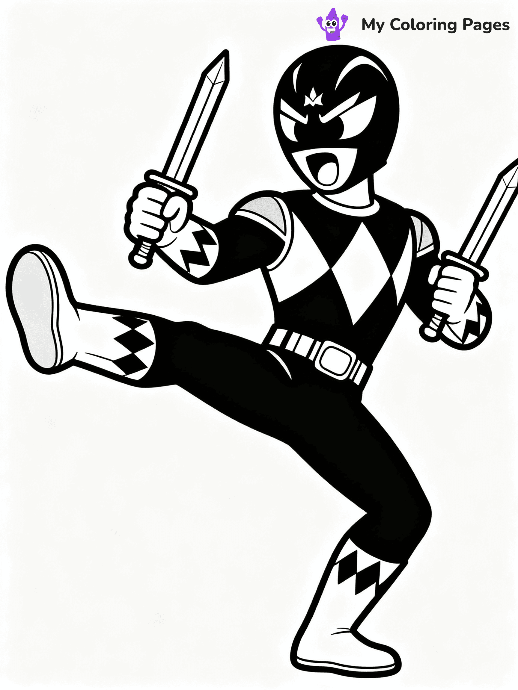 Power Ranger Coloring Pages - 45