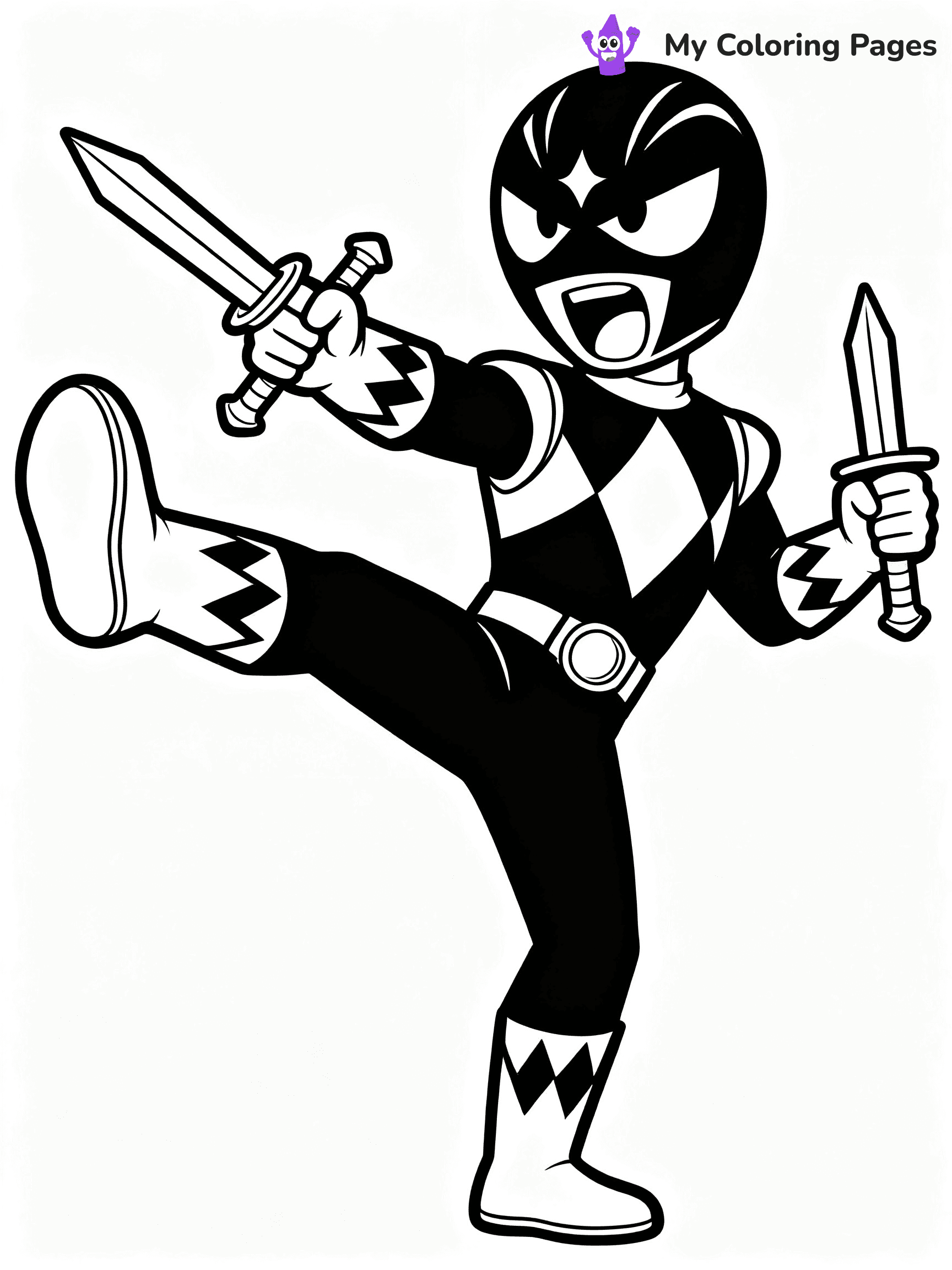 Power Ranger Coloring Pages - 44