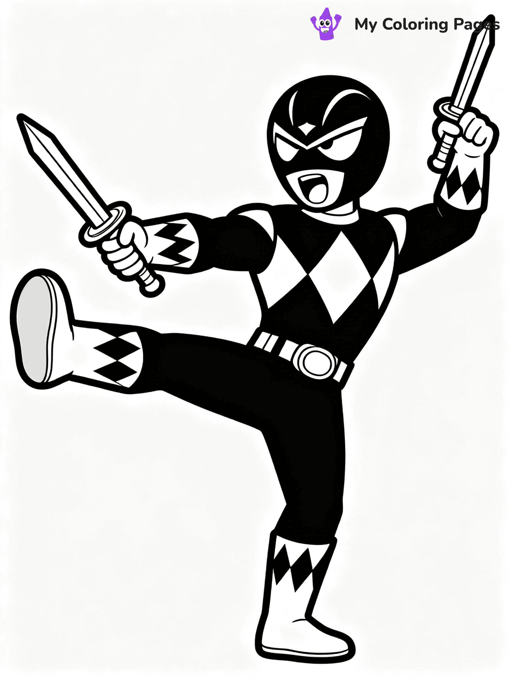 Power Ranger Coloring Pages - 42