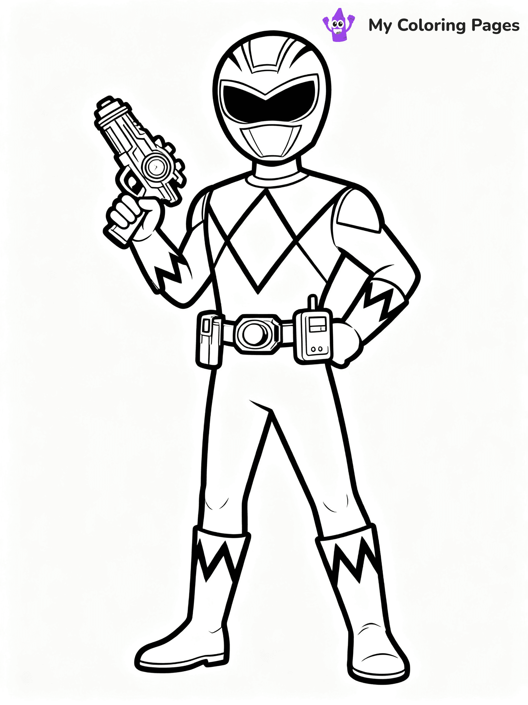 Power Ranger Coloring Pages - 41
