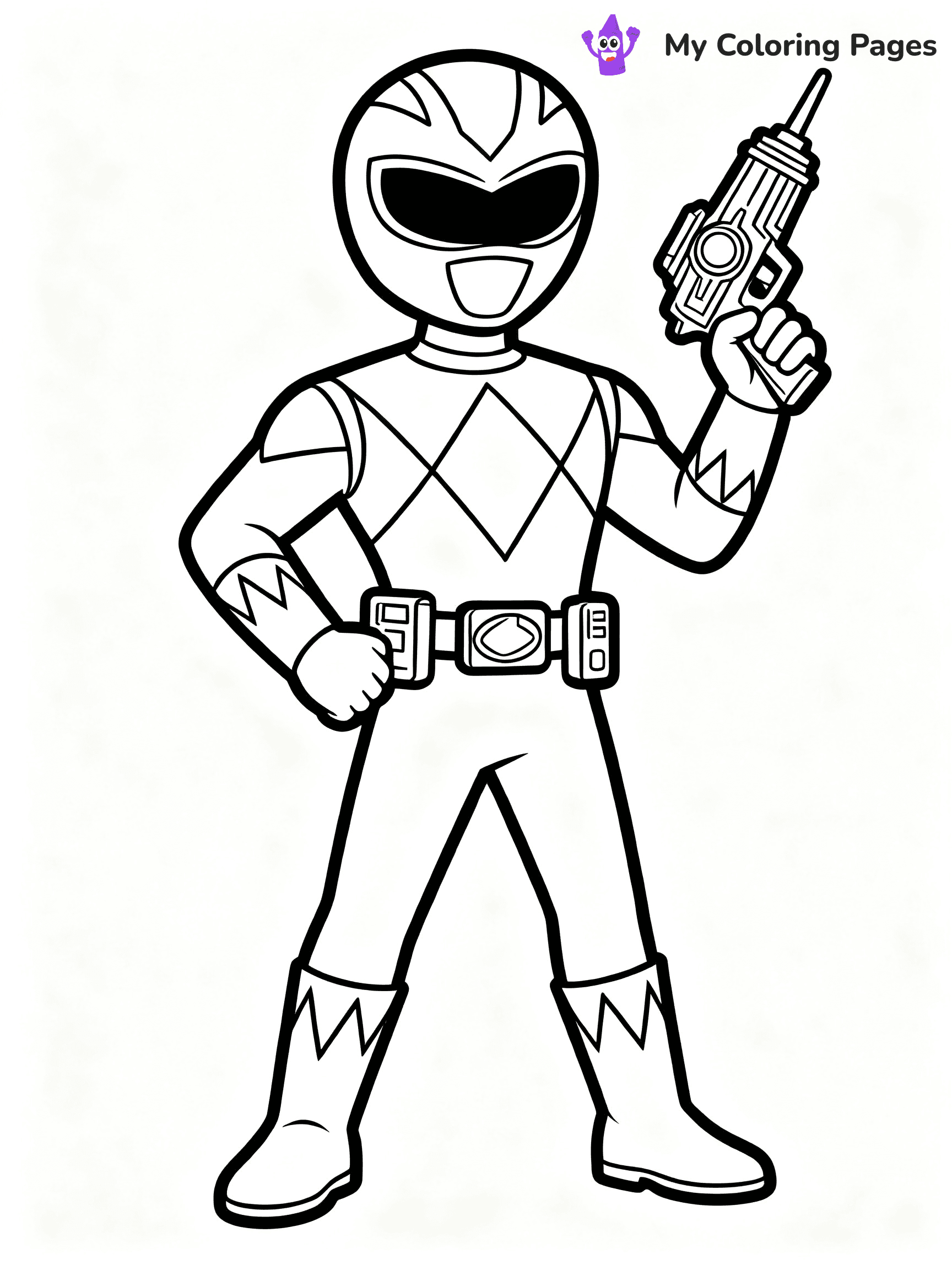 Power Ranger Coloring Pages - 39