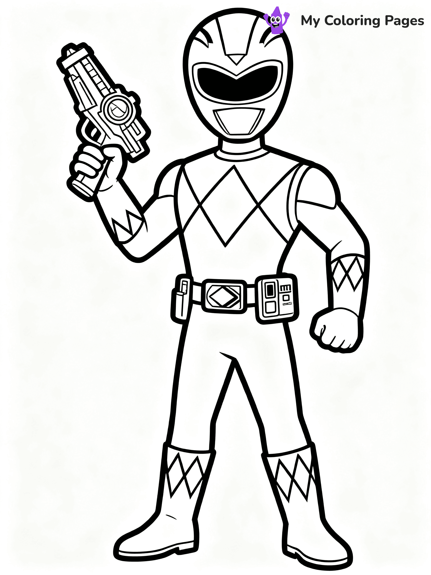 Power Ranger Coloring Pages - 38