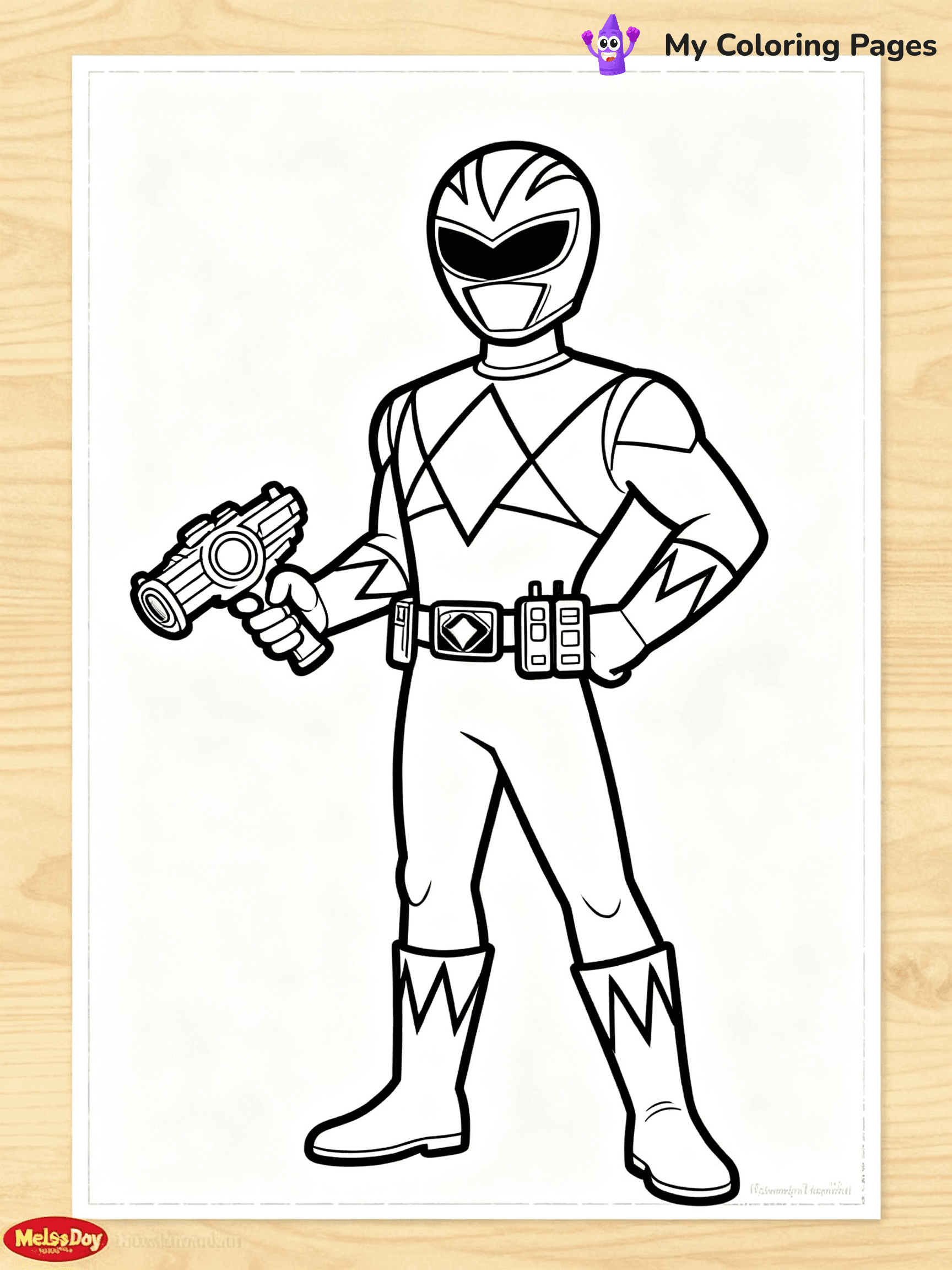 Power Ranger Coloring Pages - 36