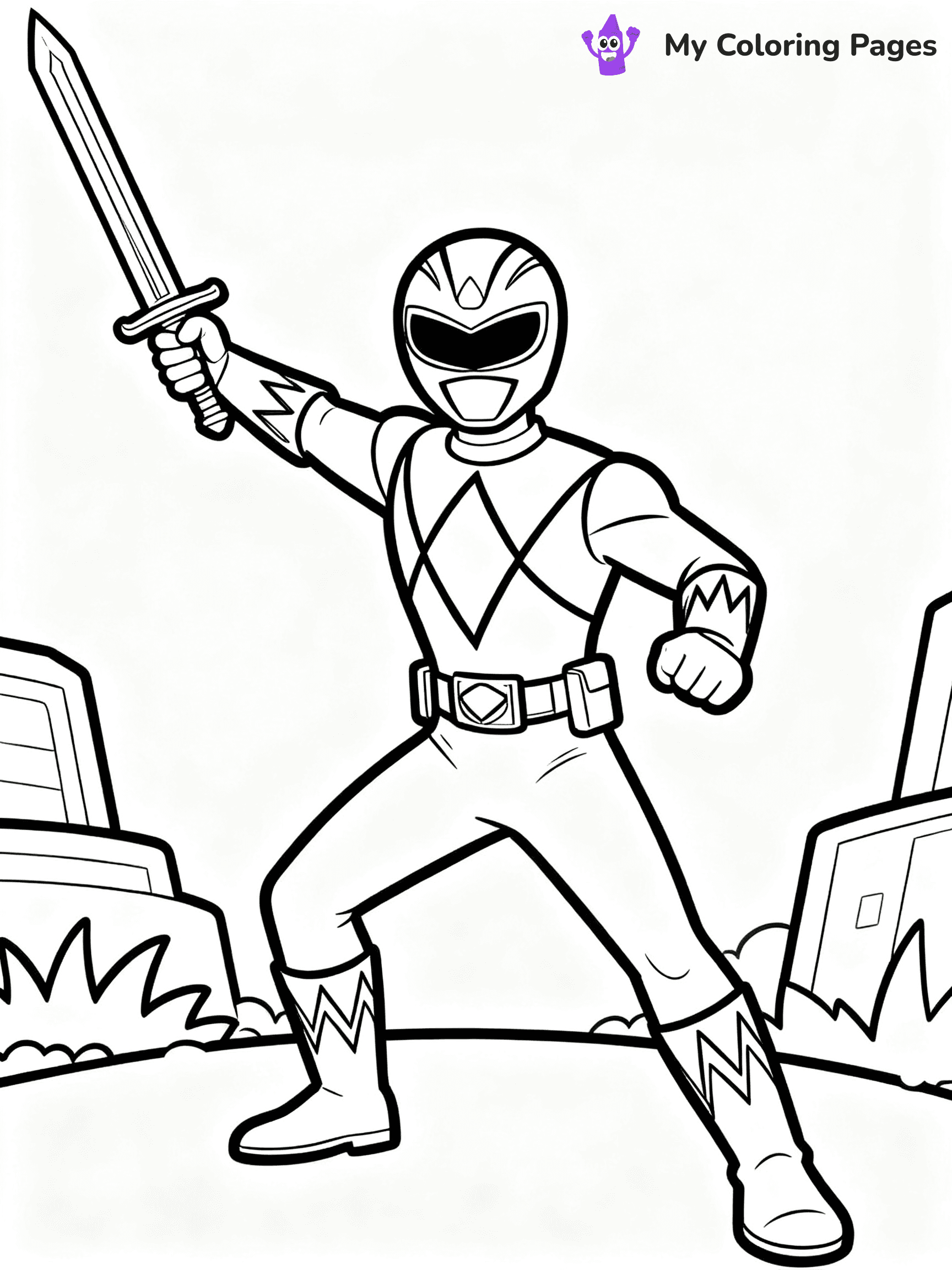Power Ranger Coloring Pages - 34