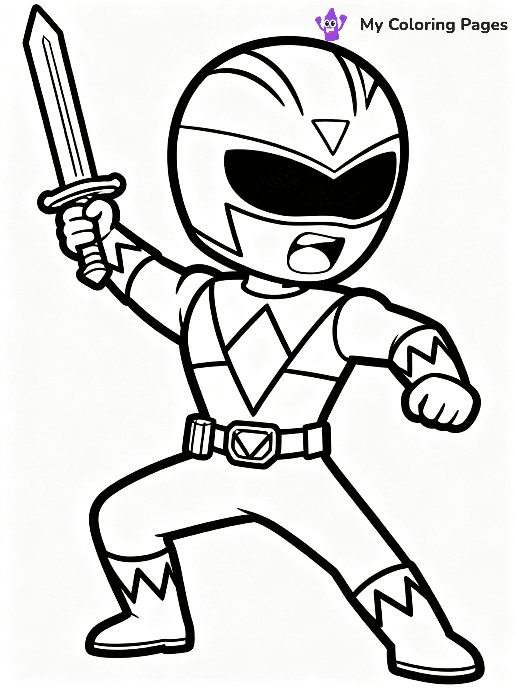 Power Ranger Coloring Pages - 33