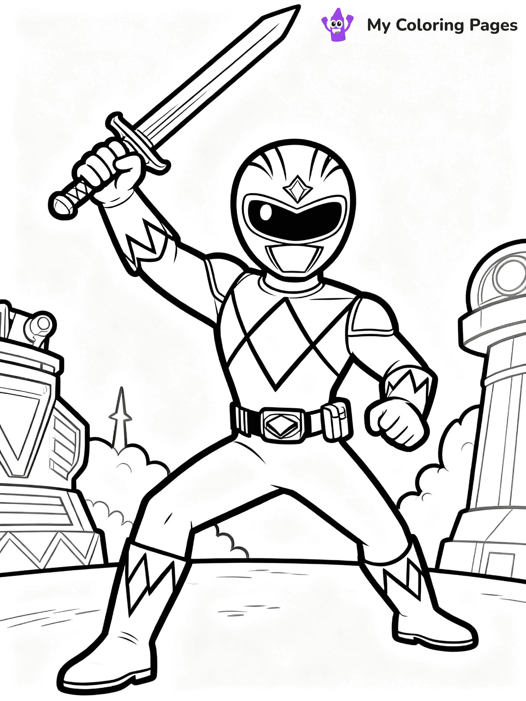 Power Ranger Coloring Pages - 28