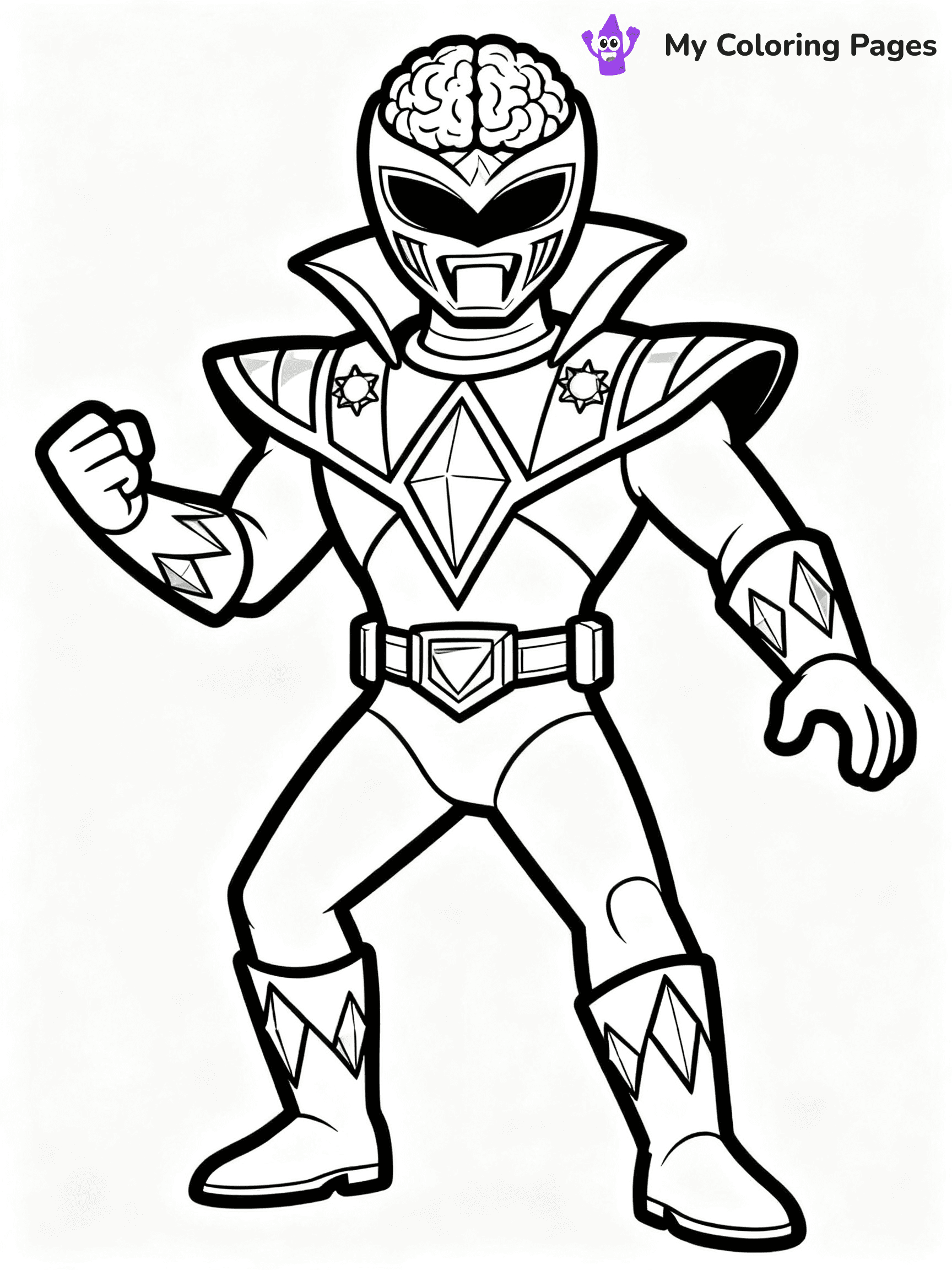 Power Ranger Coloring Pages - 25