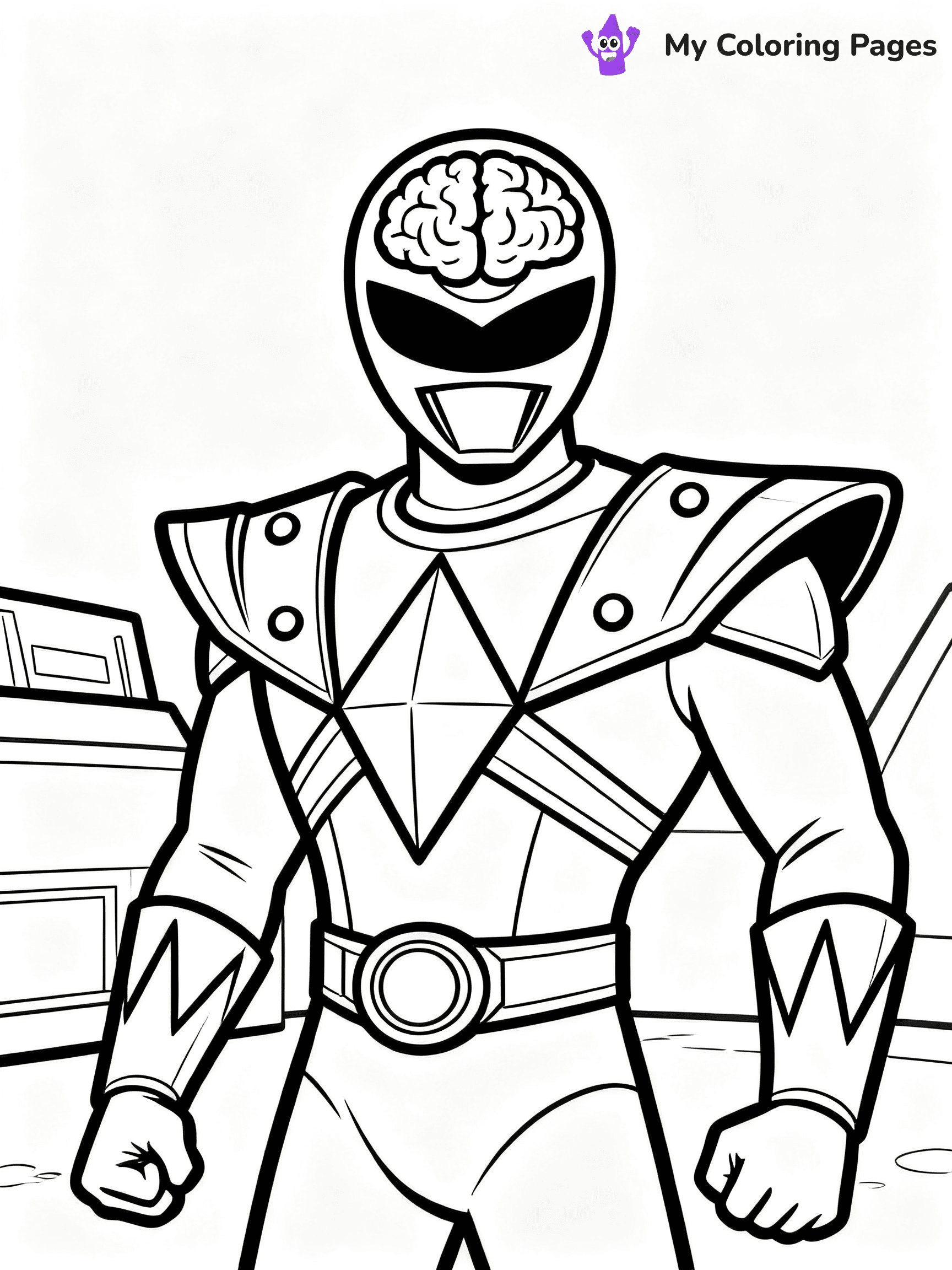 Power Ranger Coloring Pages - 23