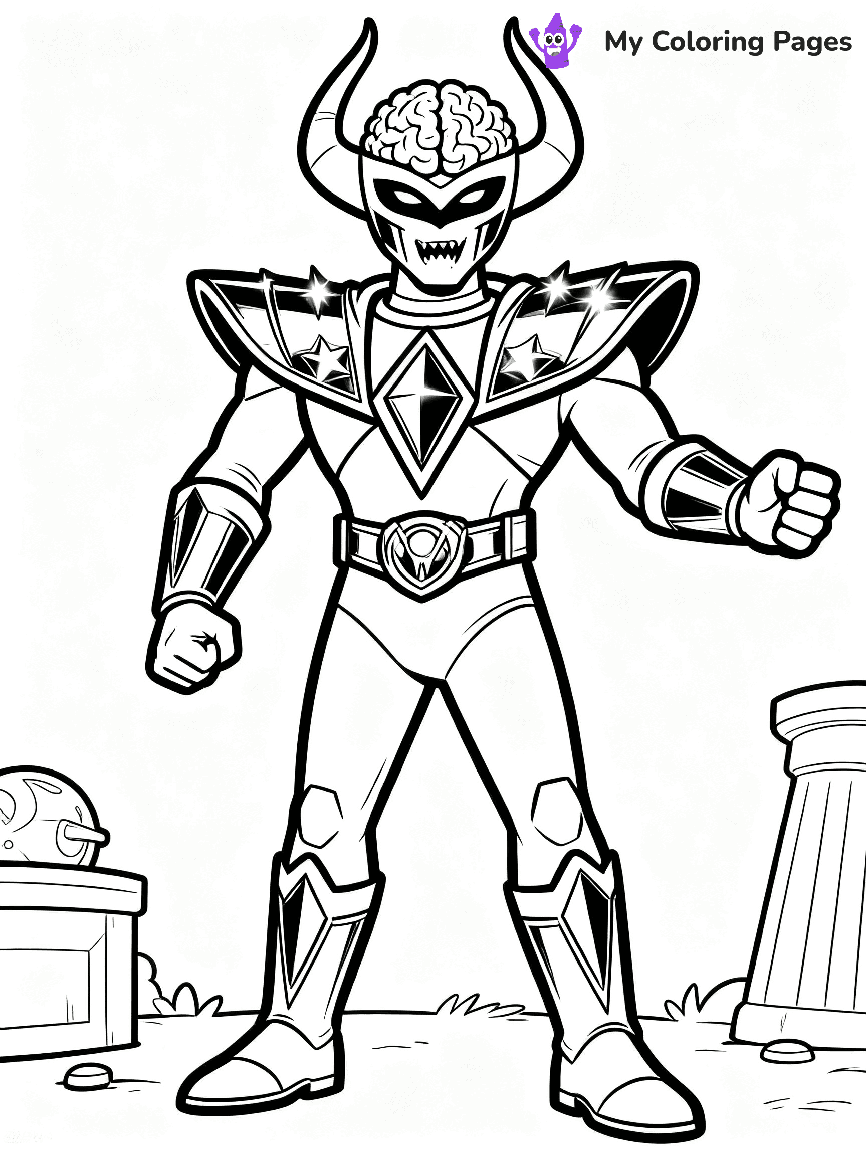 Power Ranger Coloring Pages - 19