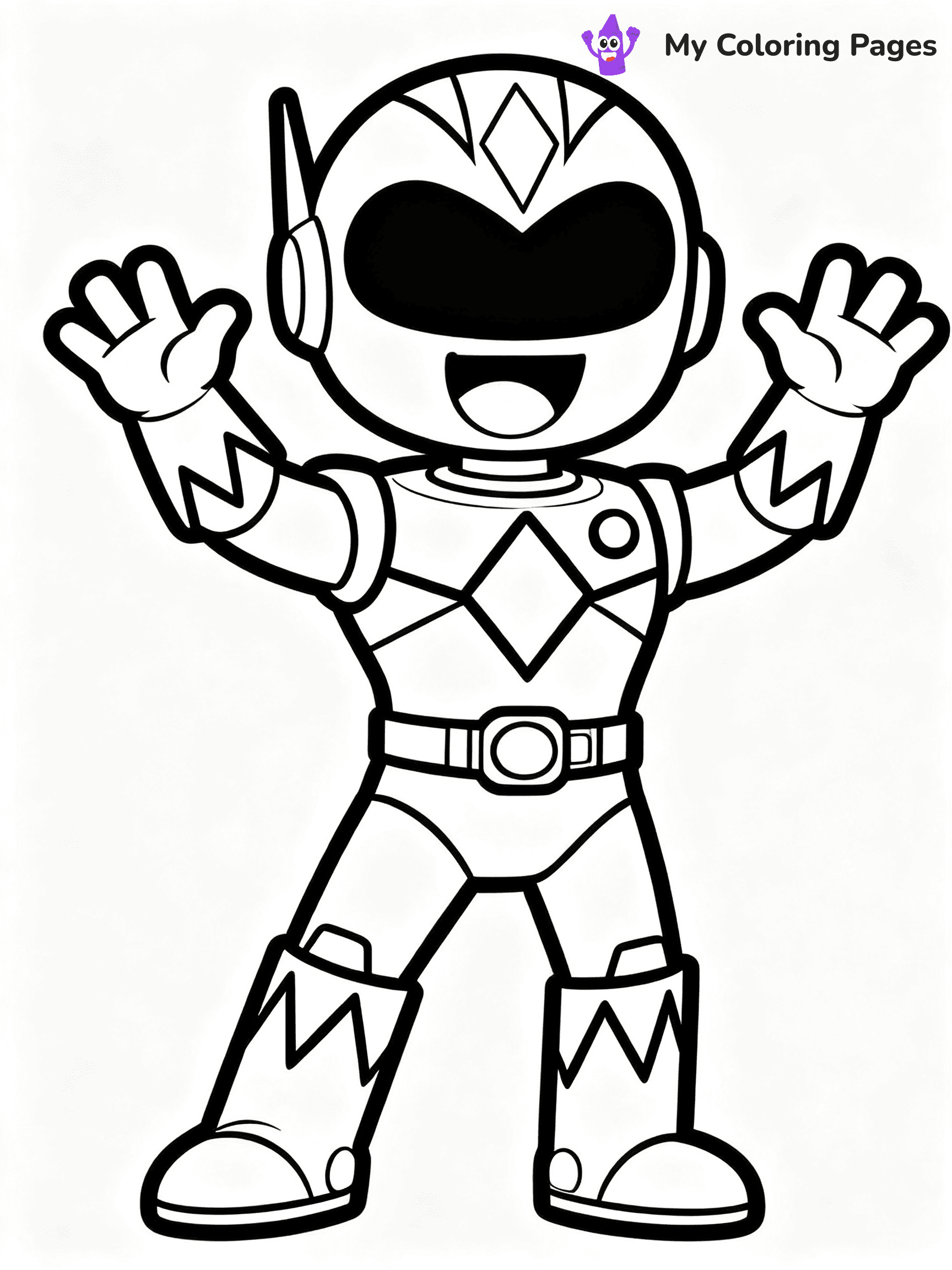 Power Ranger Coloring Pages - 13