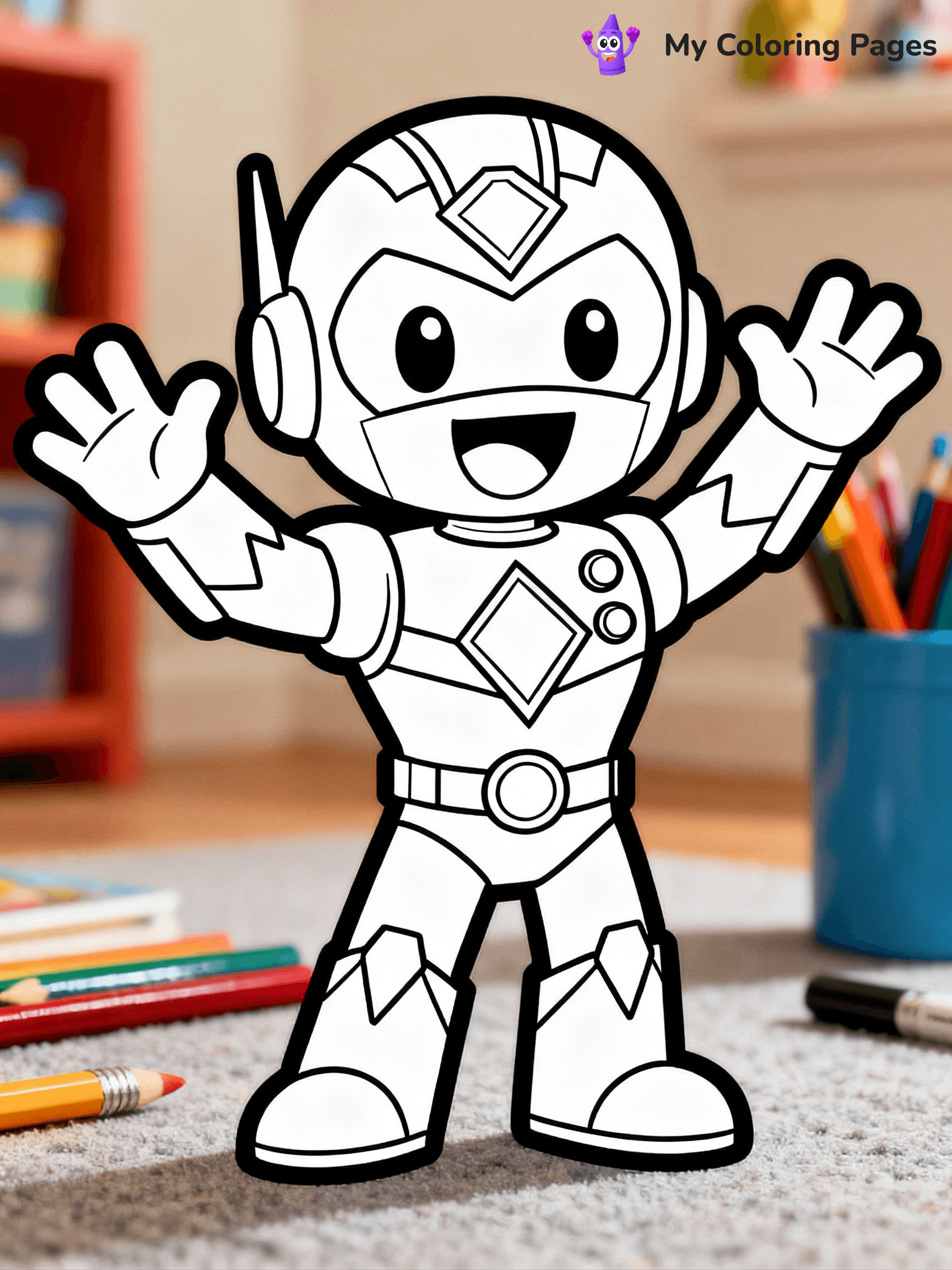 Power Ranger Coloring Pages - 8