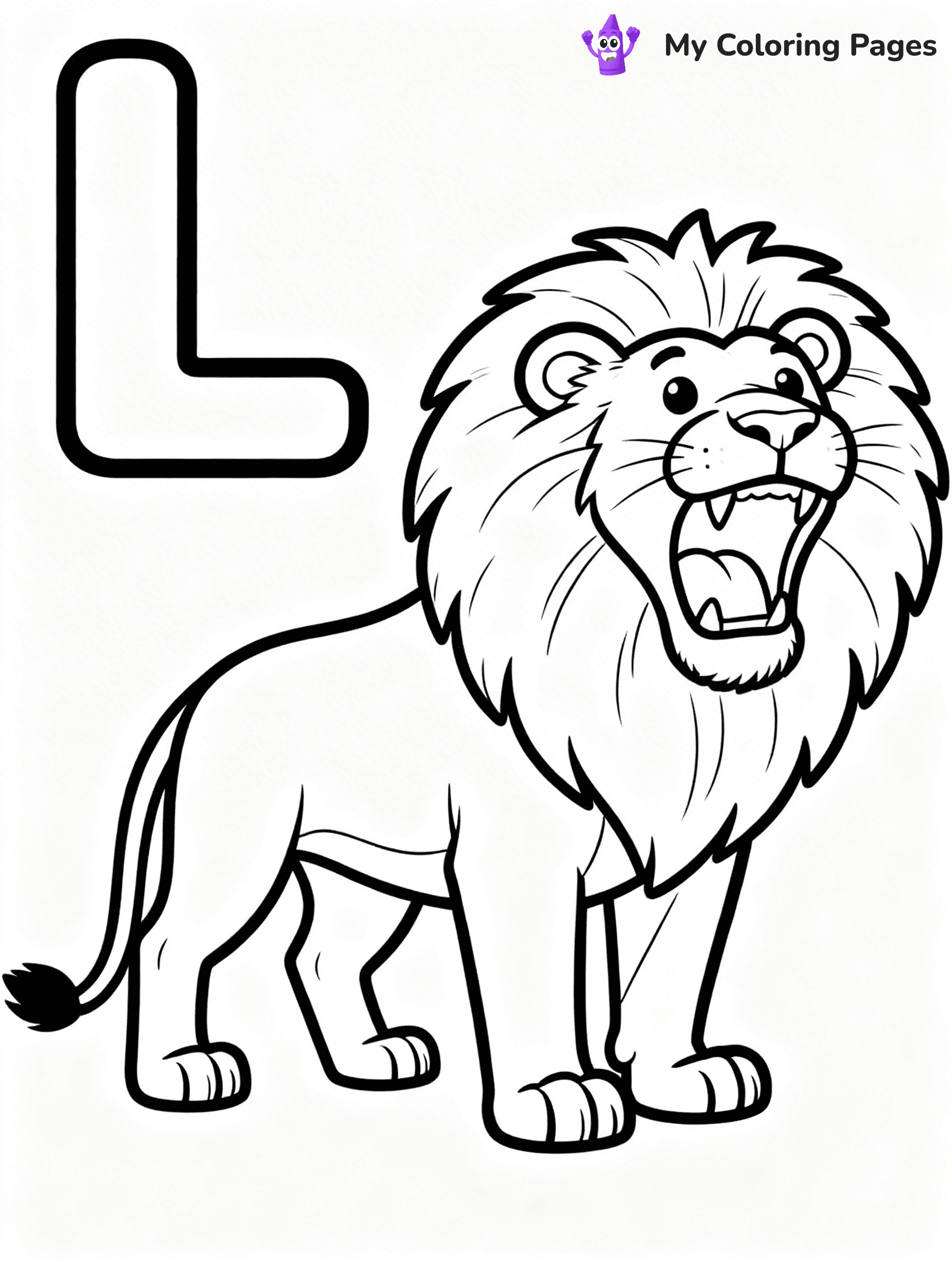 Letter L Coloring Pages - 49