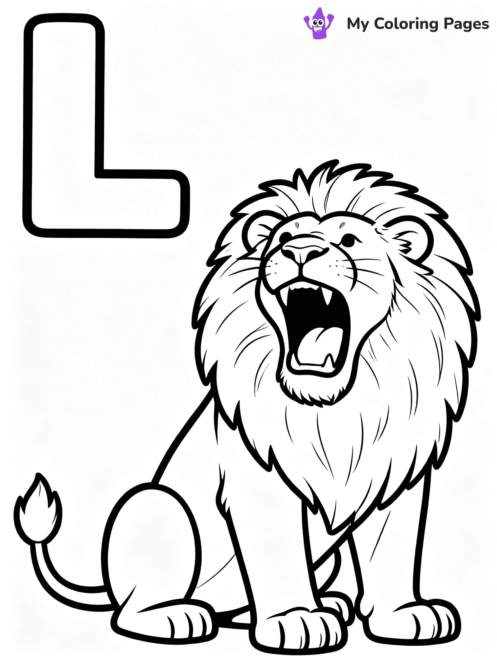 Letter L Coloring Pages - 47