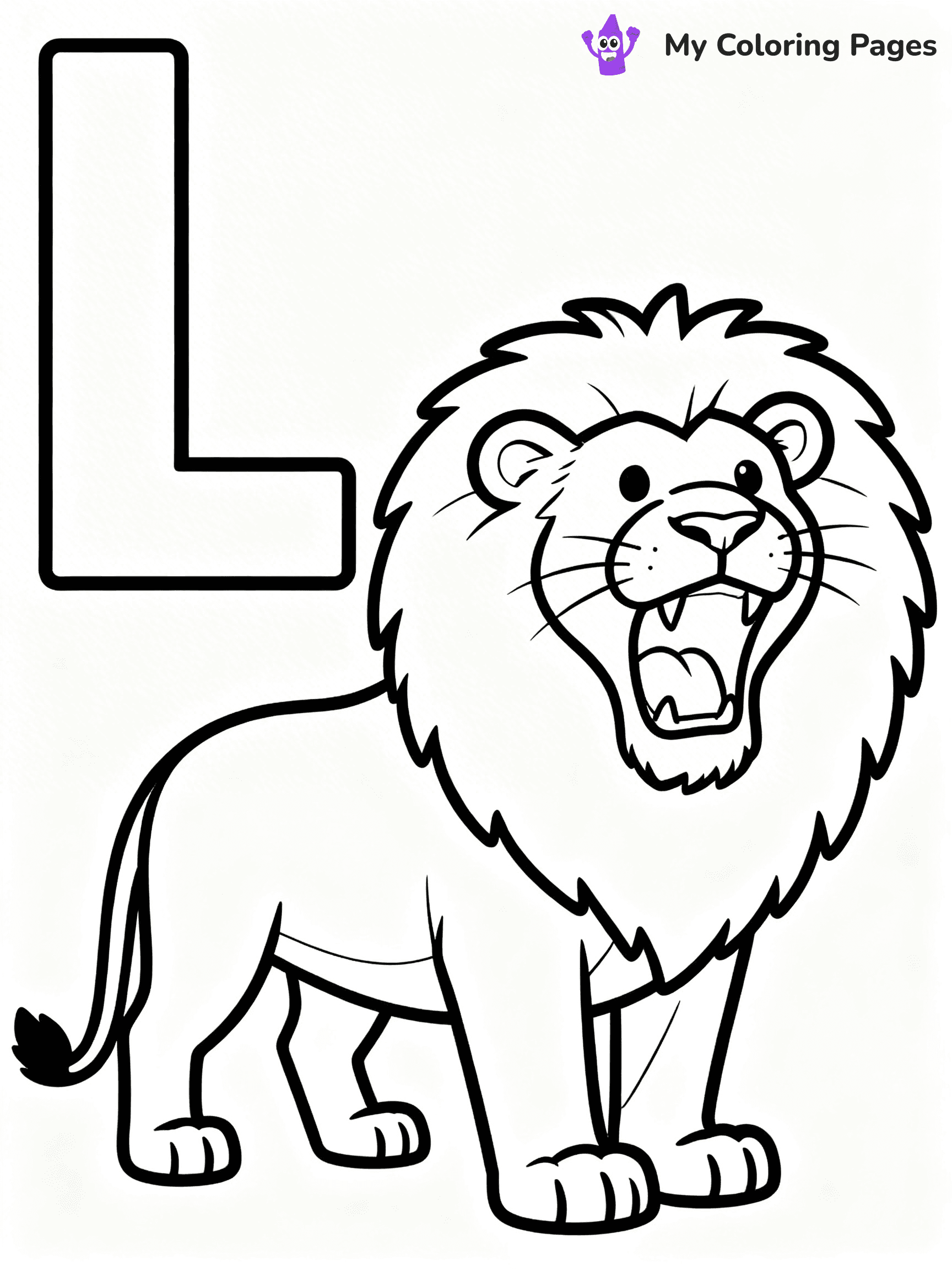 Letter L Coloring Pages - 44