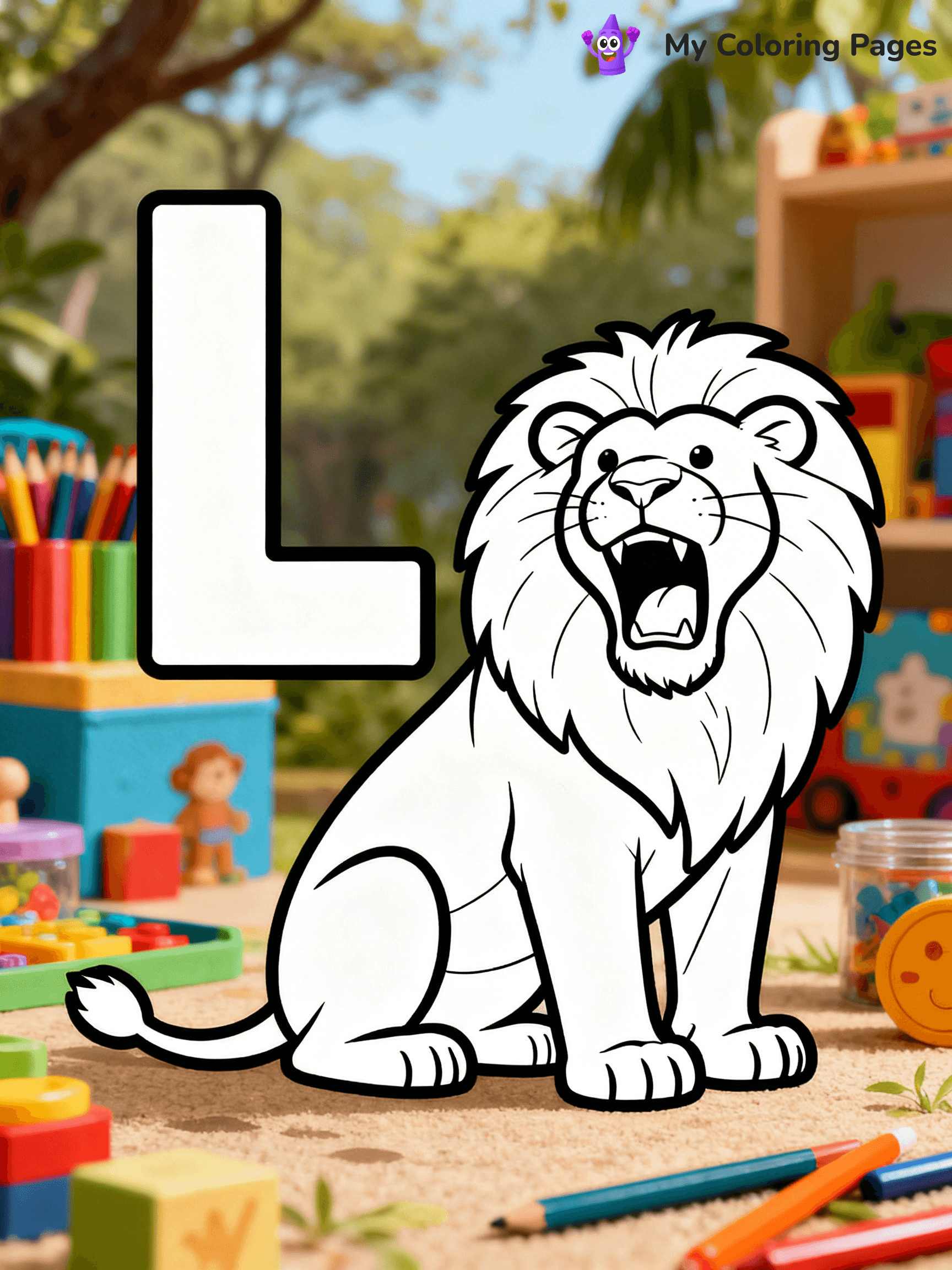 Letter L Coloring Pages - 43