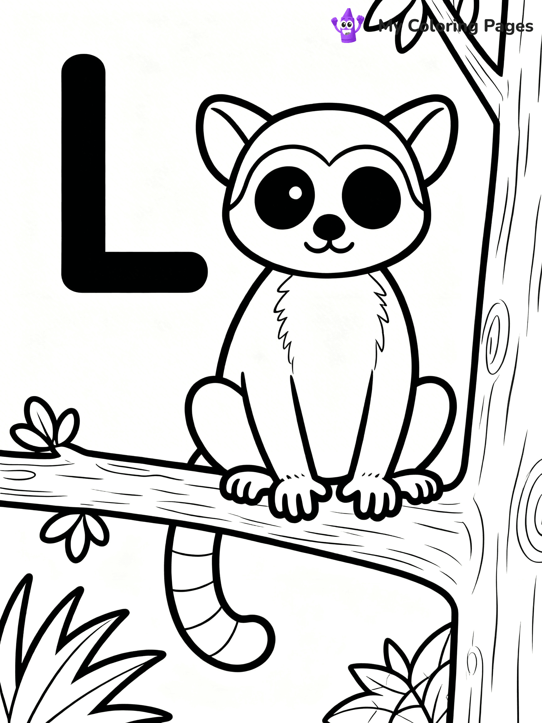 Letter L Coloring Pages - 39