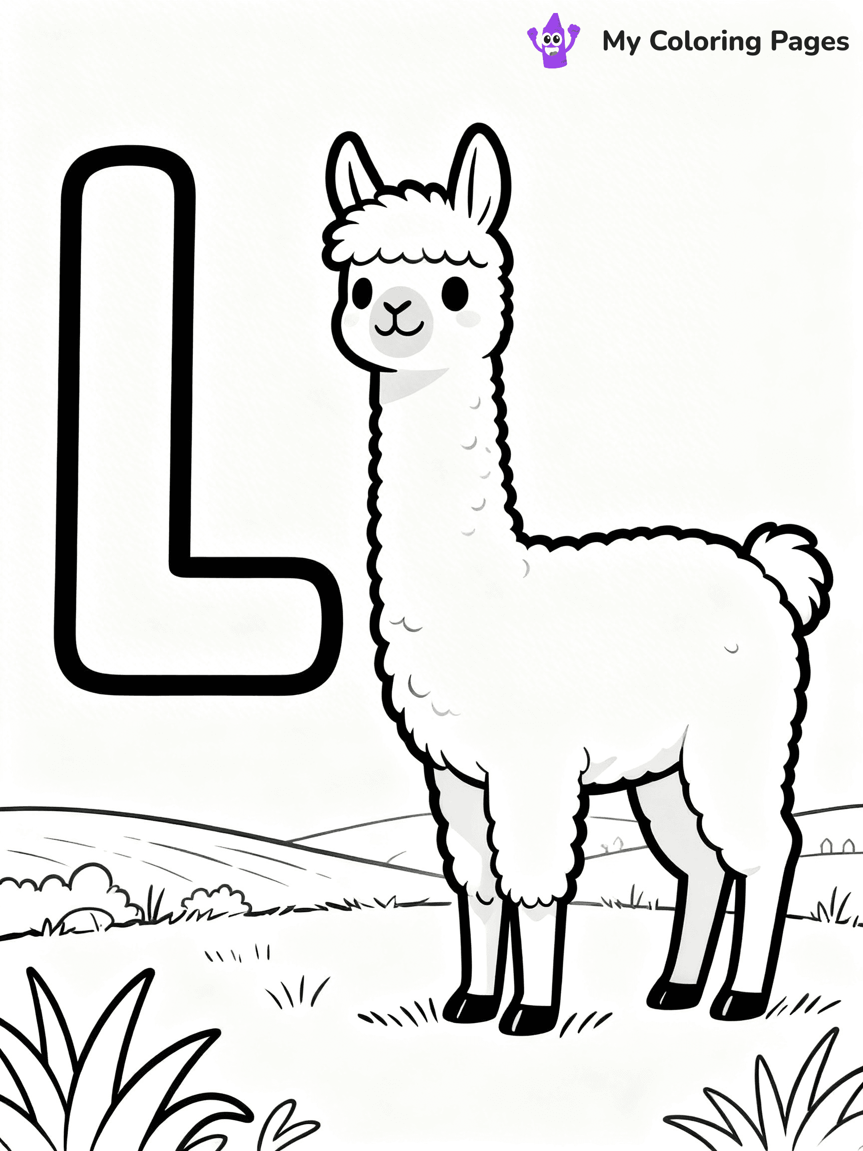 Letter L Coloring Pages - 35