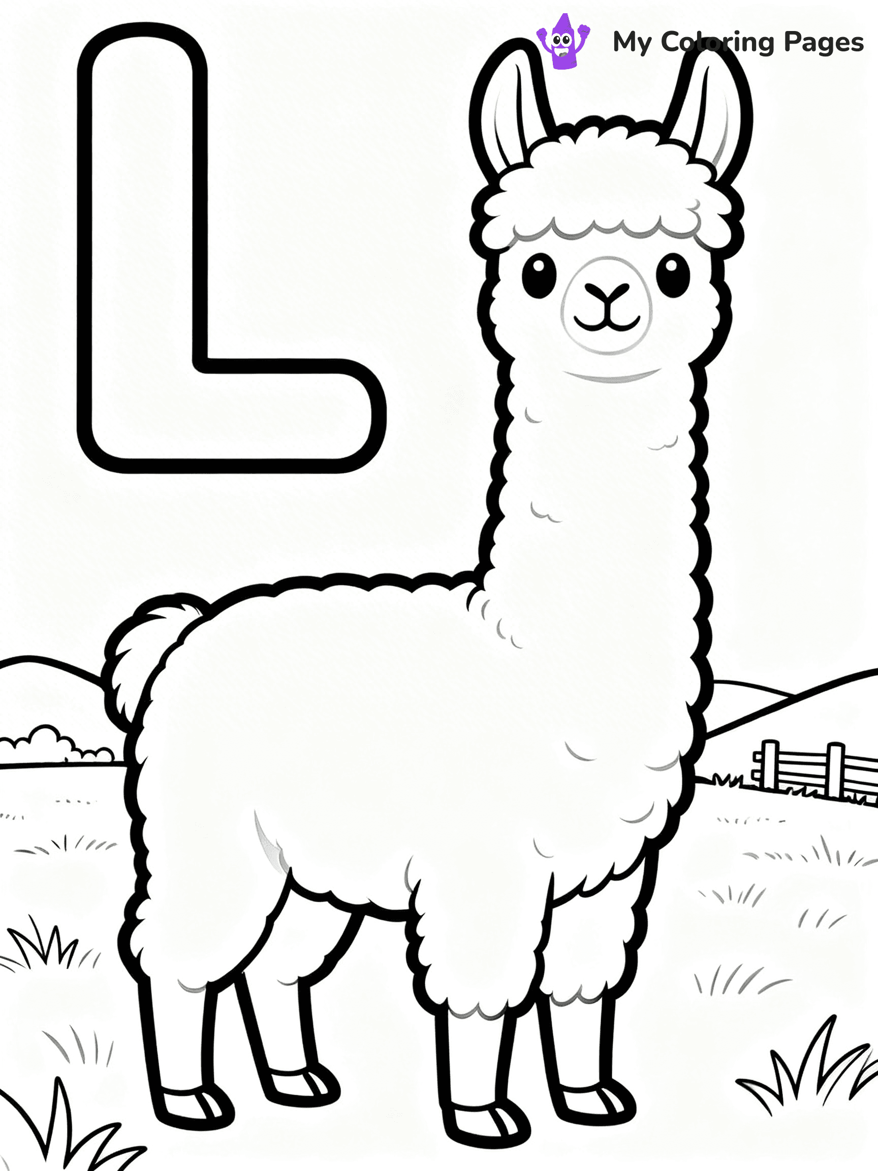 Letter L Coloring Pages - 33