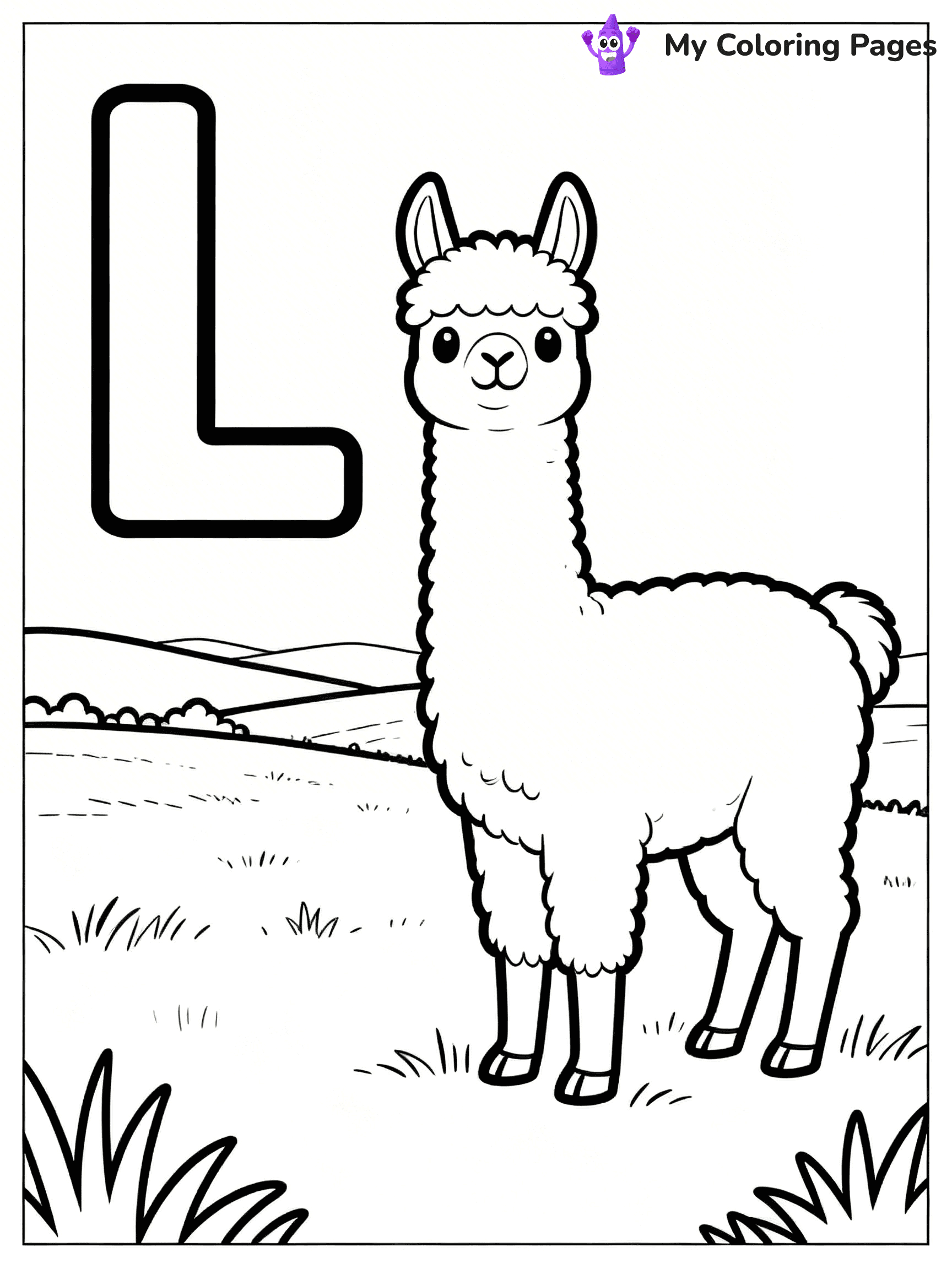 Letter L Coloring Pages - 32