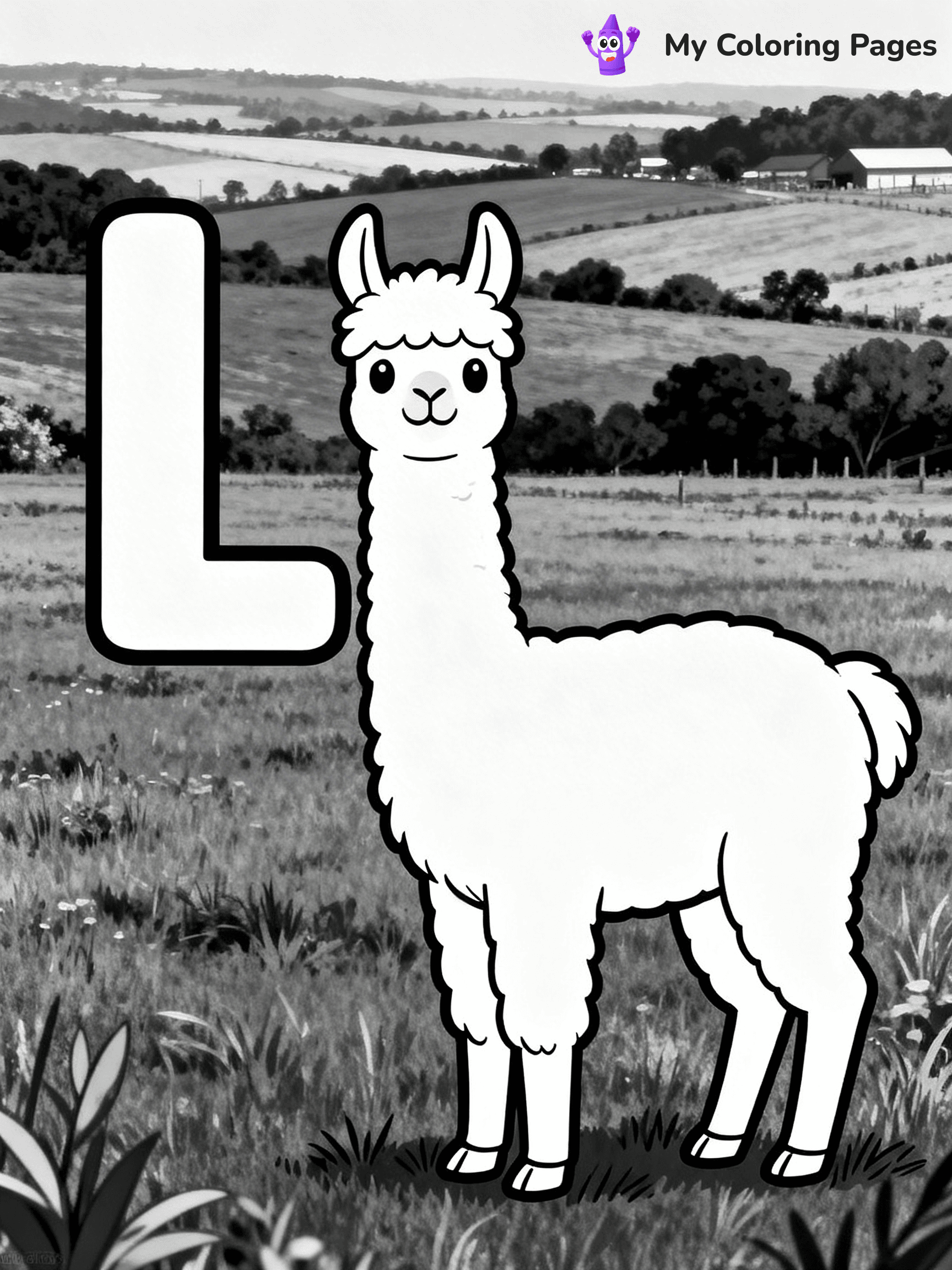 Letter L Coloring Pages - 31