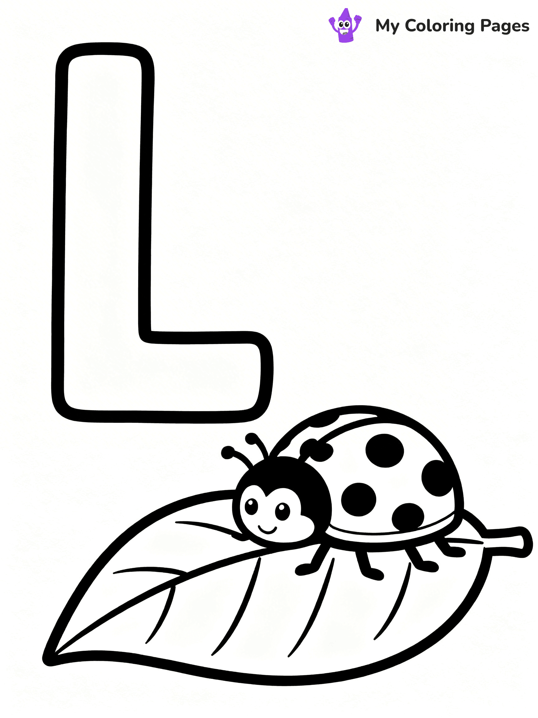 Letter L Coloring Pages - 29