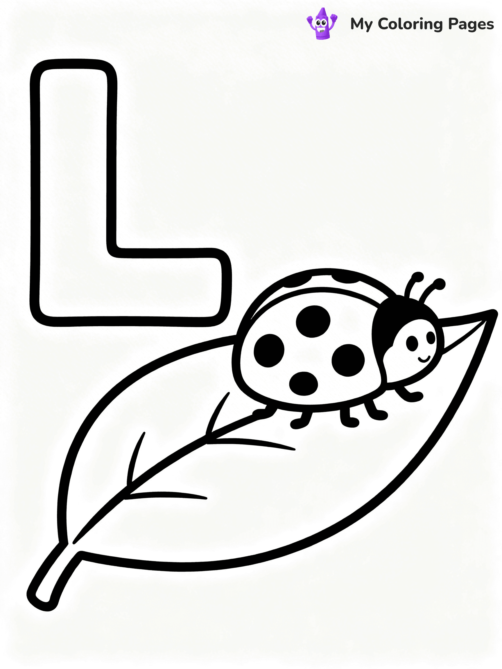 Letter L Coloring Pages - 26