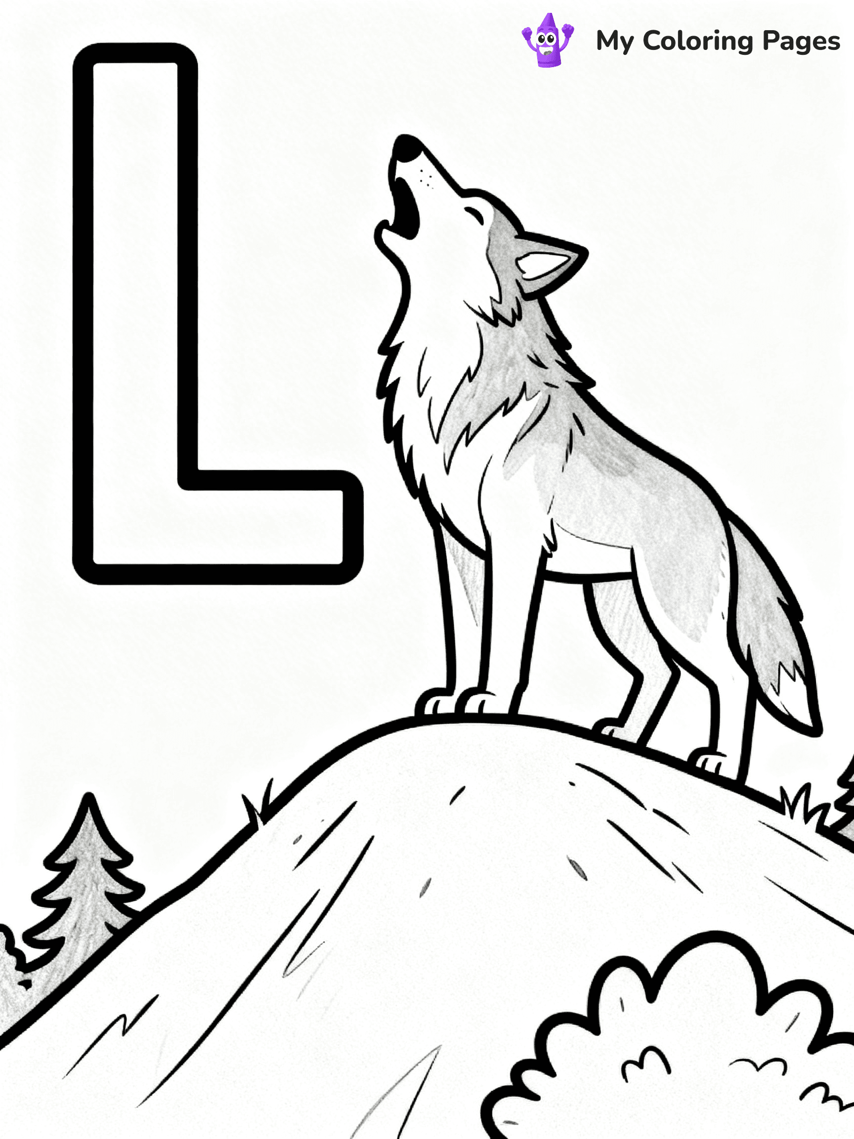Letter L Coloring Pages - 23