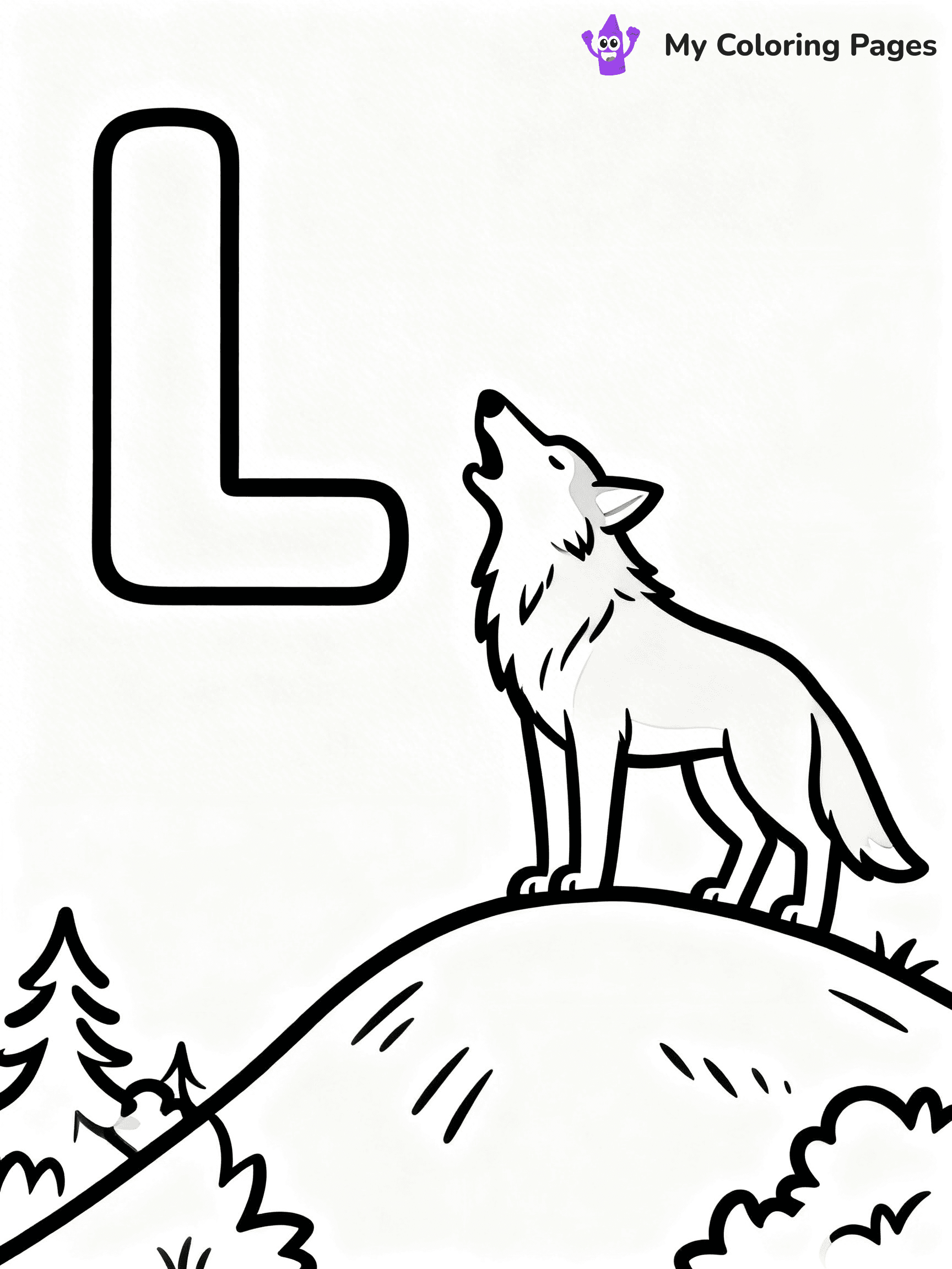 Letter L Coloring Pages - 22