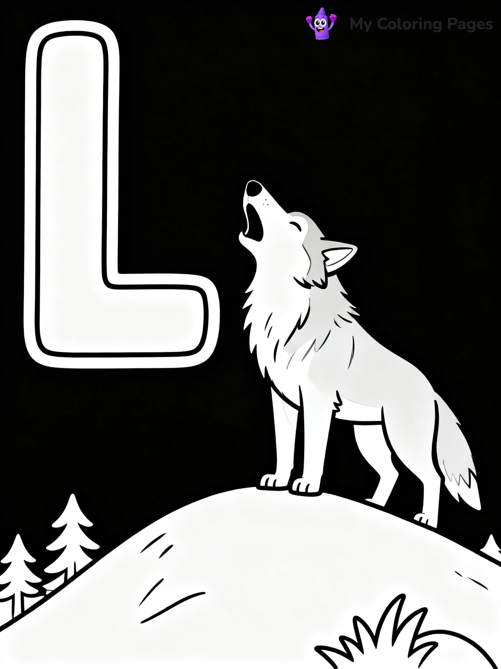 Letter L Coloring Pages - 21