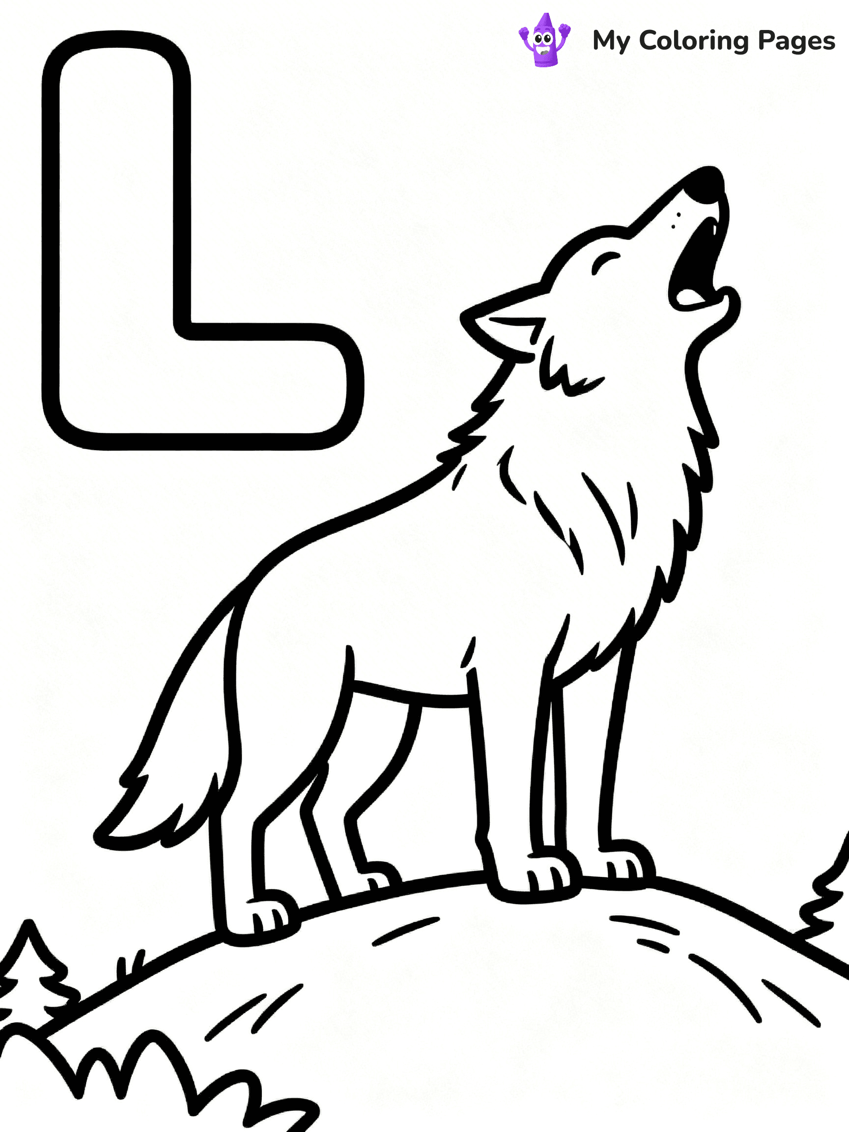 Letter L Coloring Pages - 20