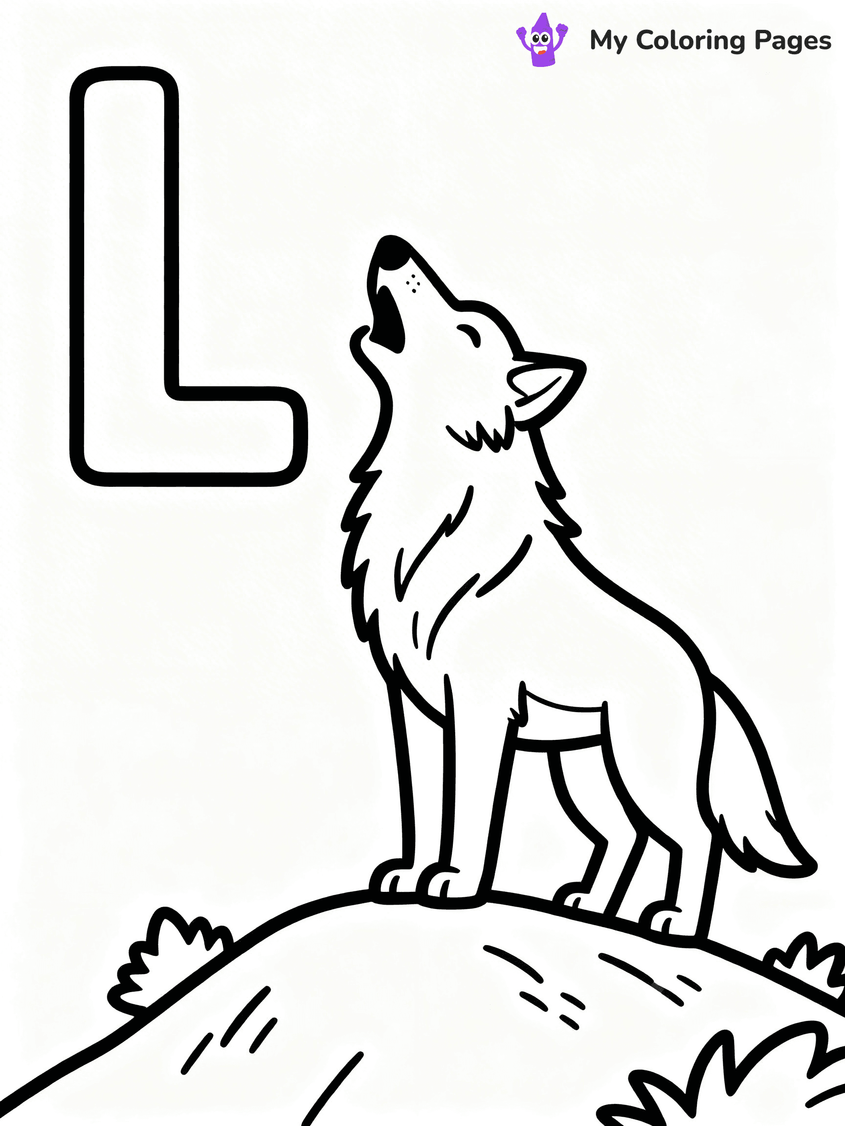 Letter L Coloring Pages - 19