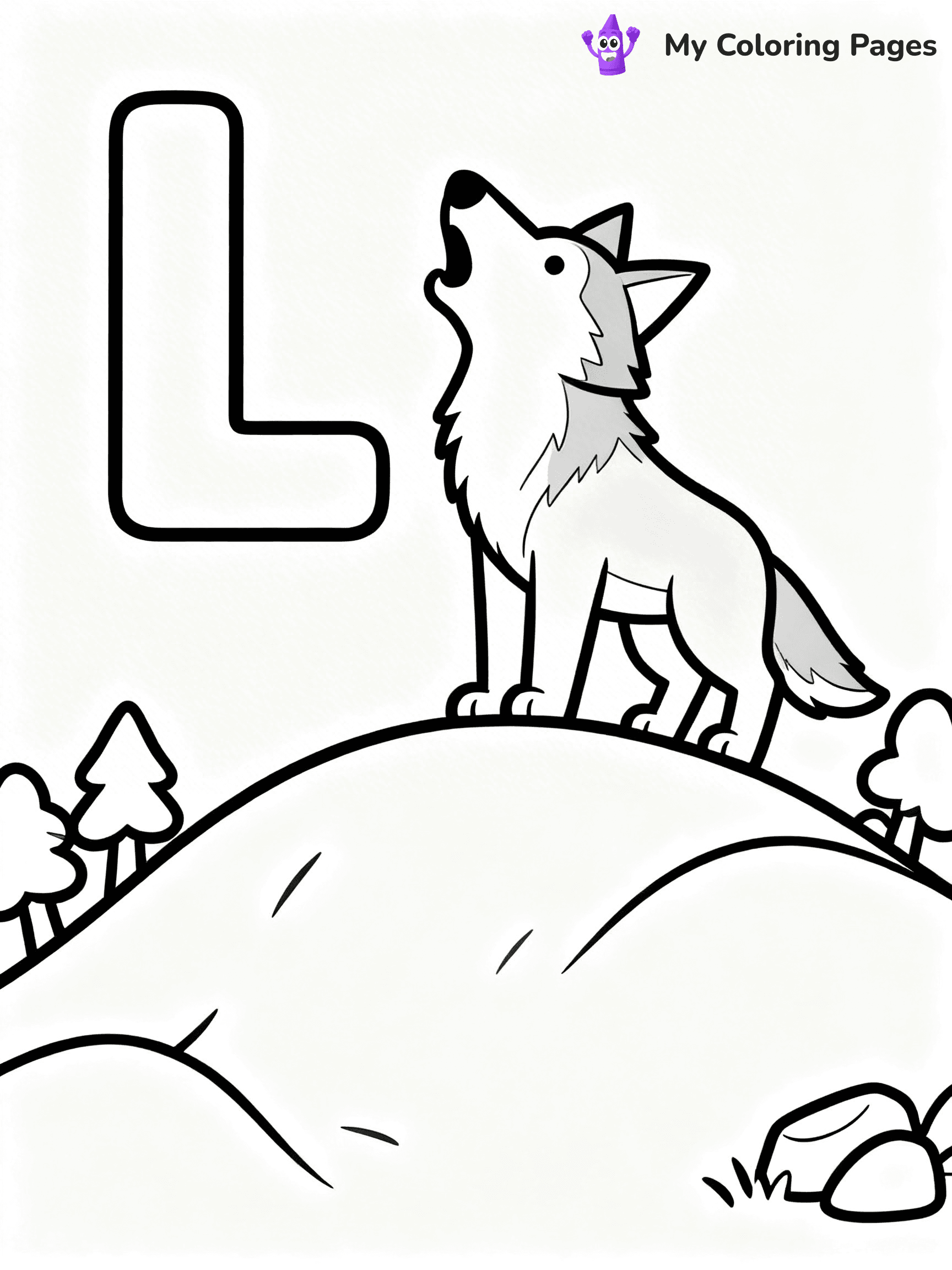 Letter L Coloring Pages - 18