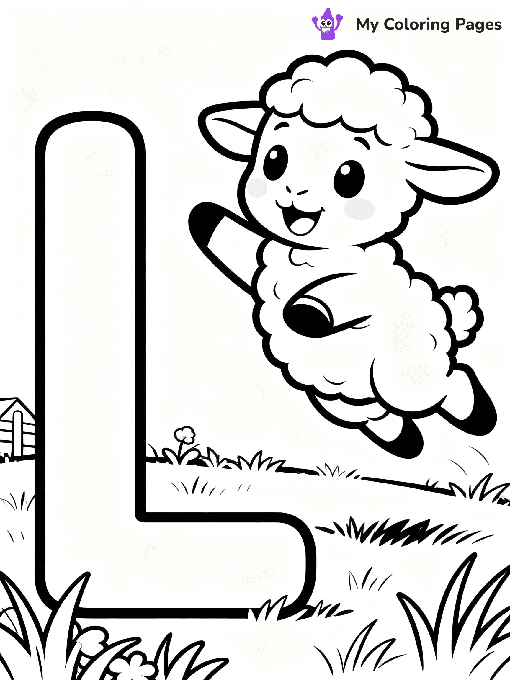 Letter L Coloring Pages - 17