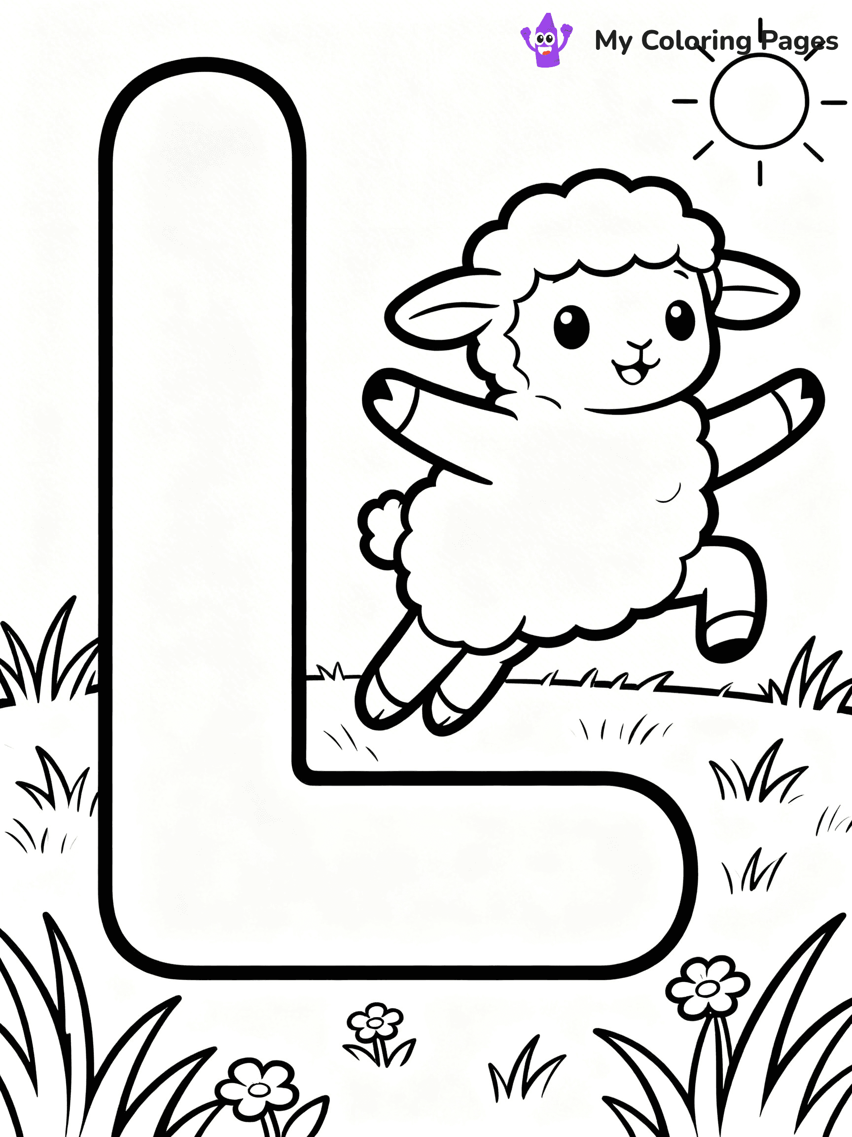 Letter L Coloring Pages - 15