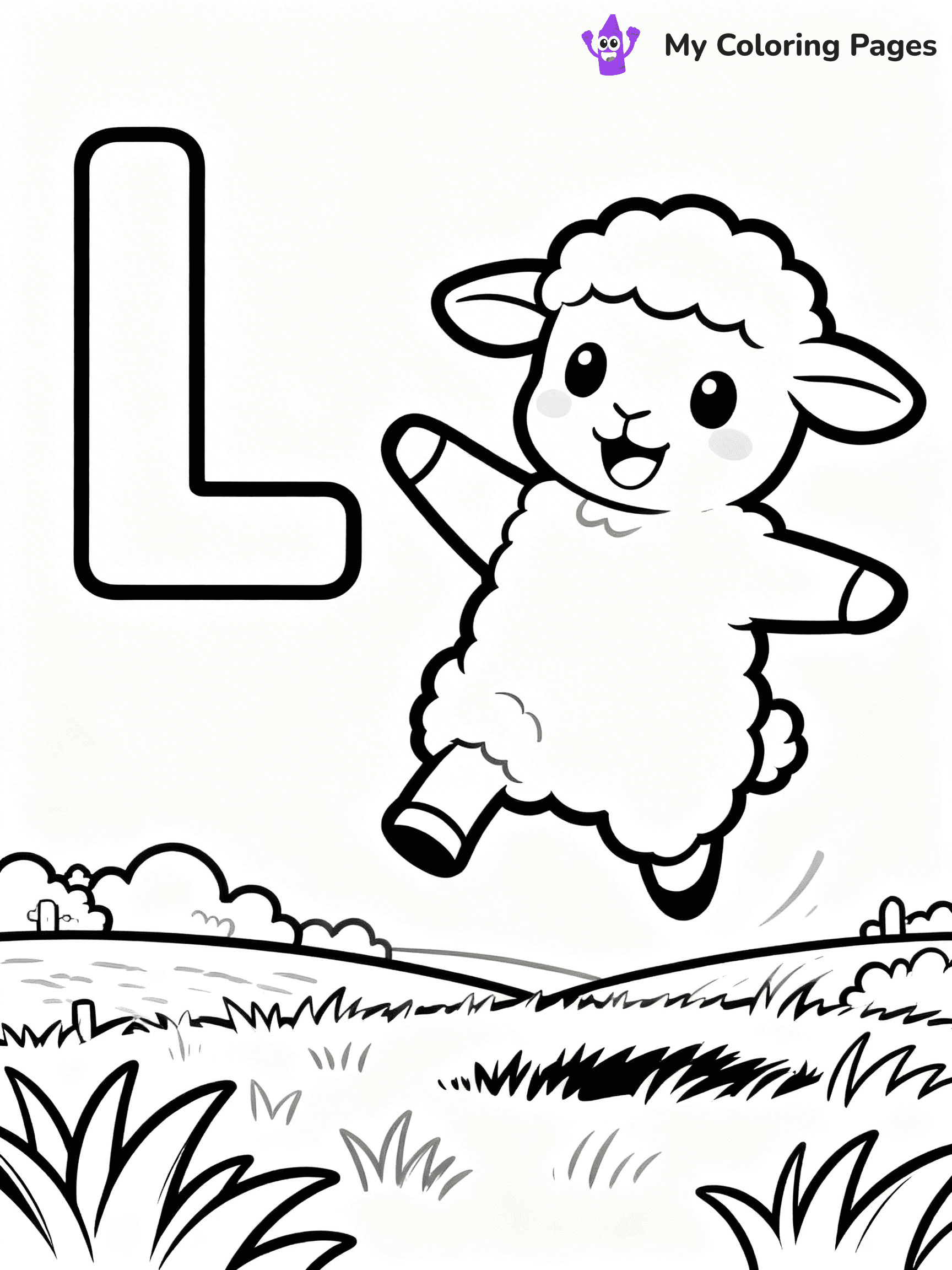 Letter L Coloring Pages - 13