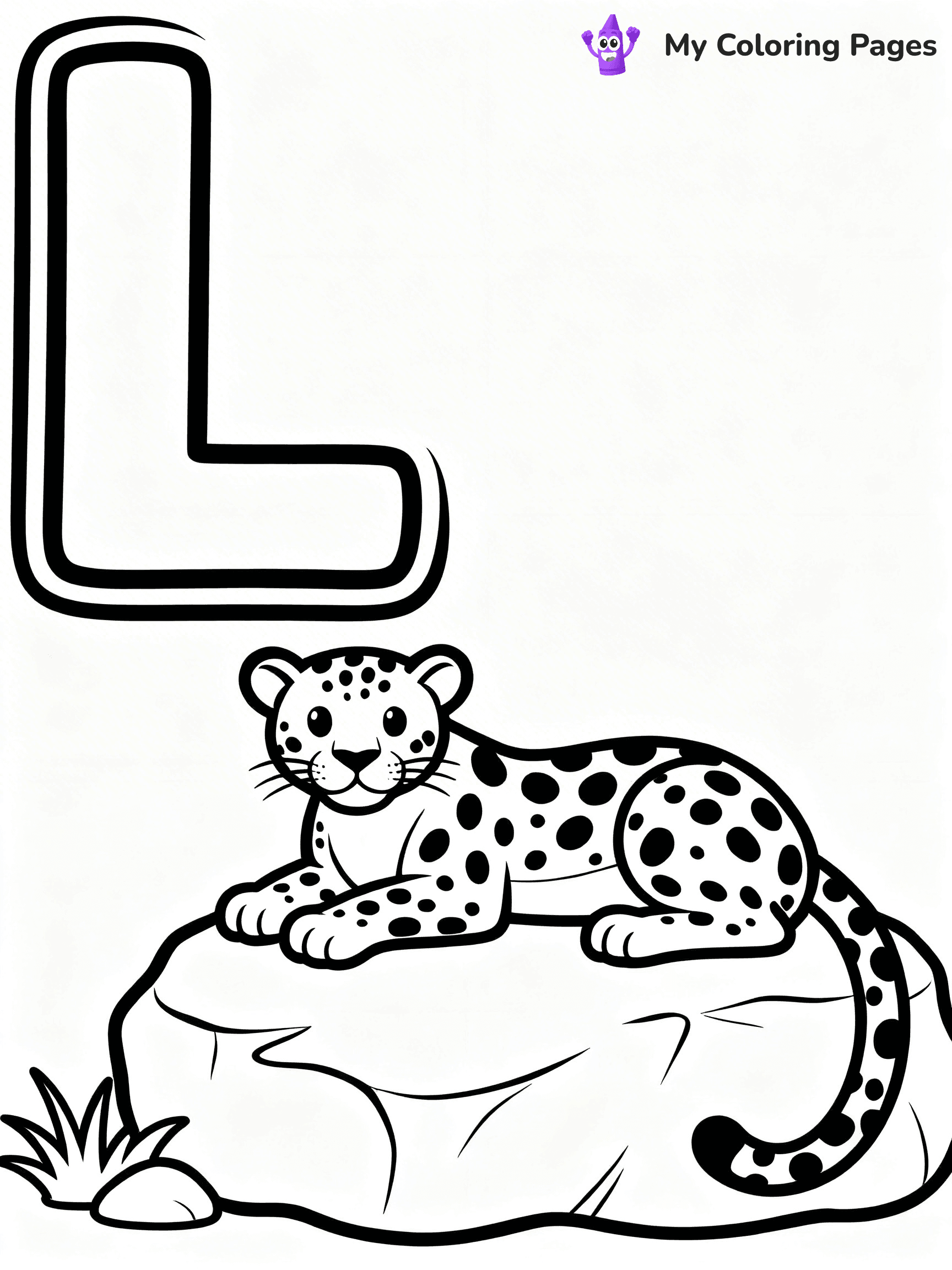 Letter L Coloring Pages - 3