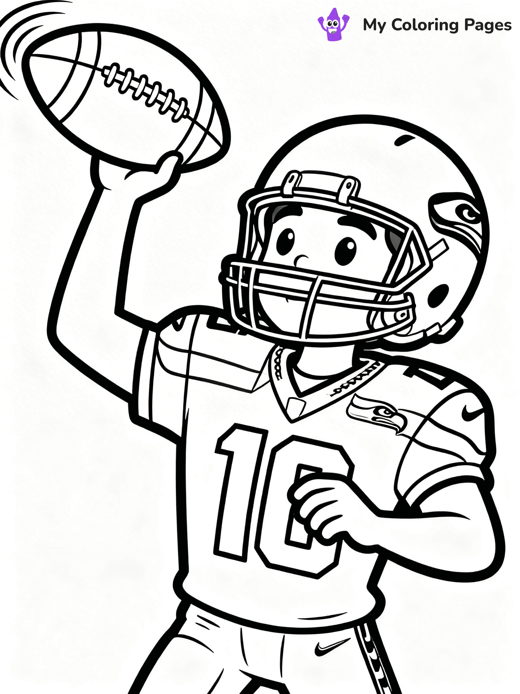 Seahawks Coloring Pages - 27
