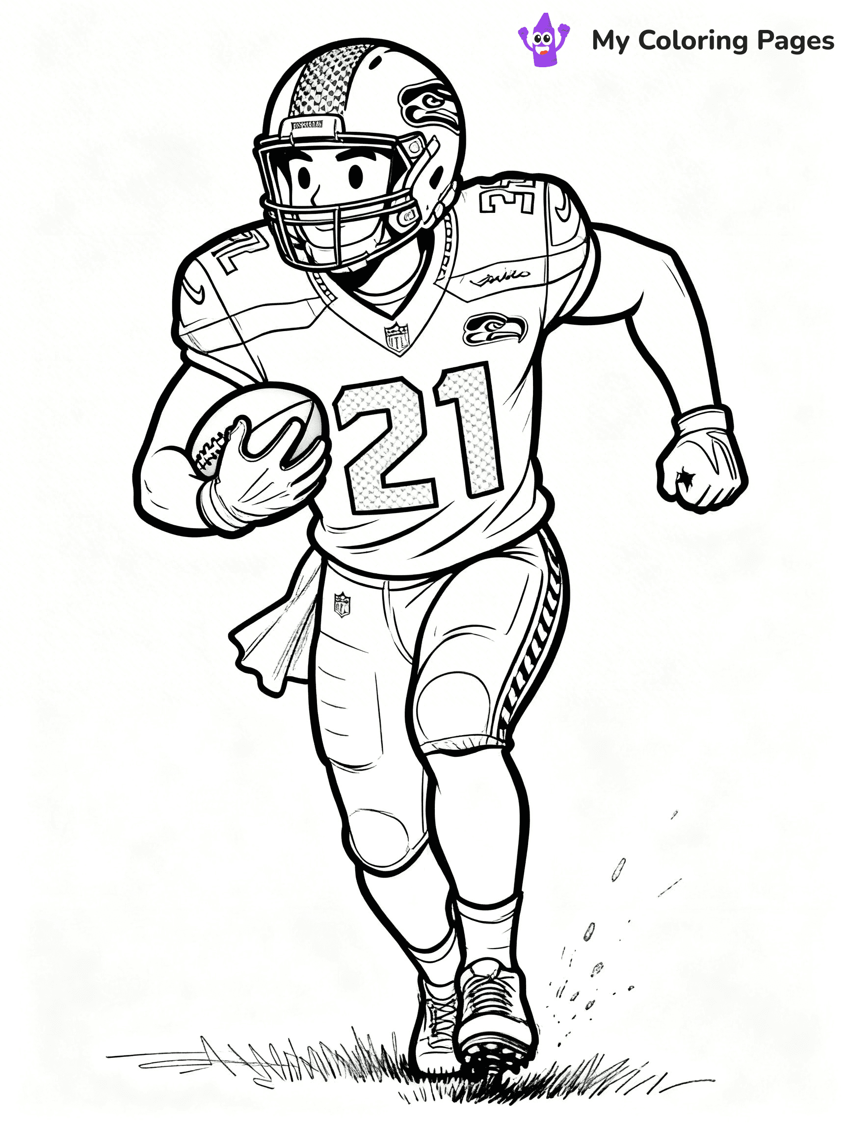 Seahawks Coloring Pages - 18