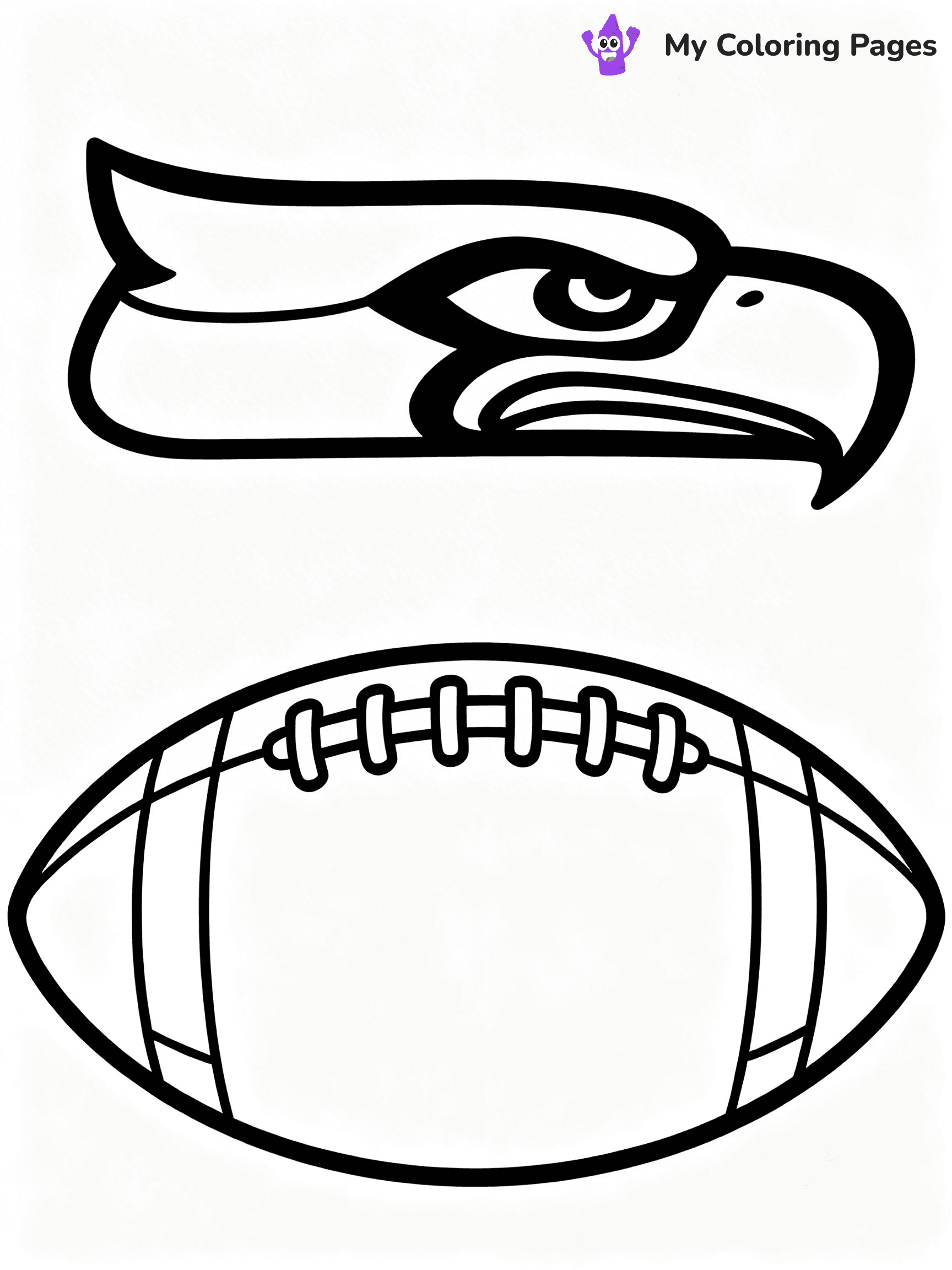 Seahawks Coloring Pages - 5