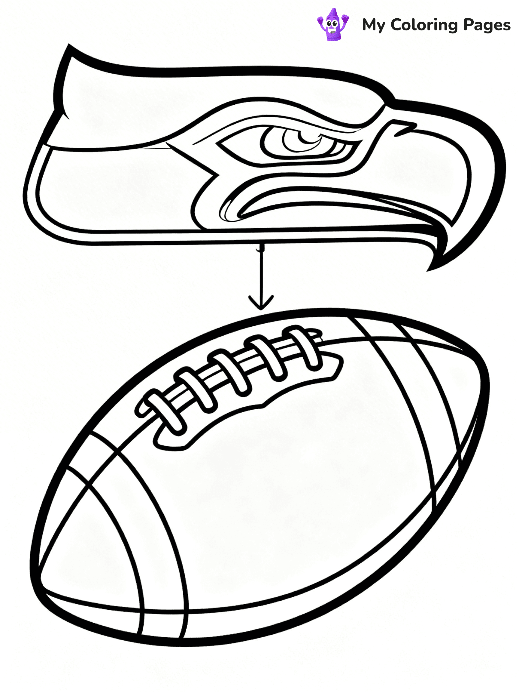 Seahawks Coloring Pages - 3