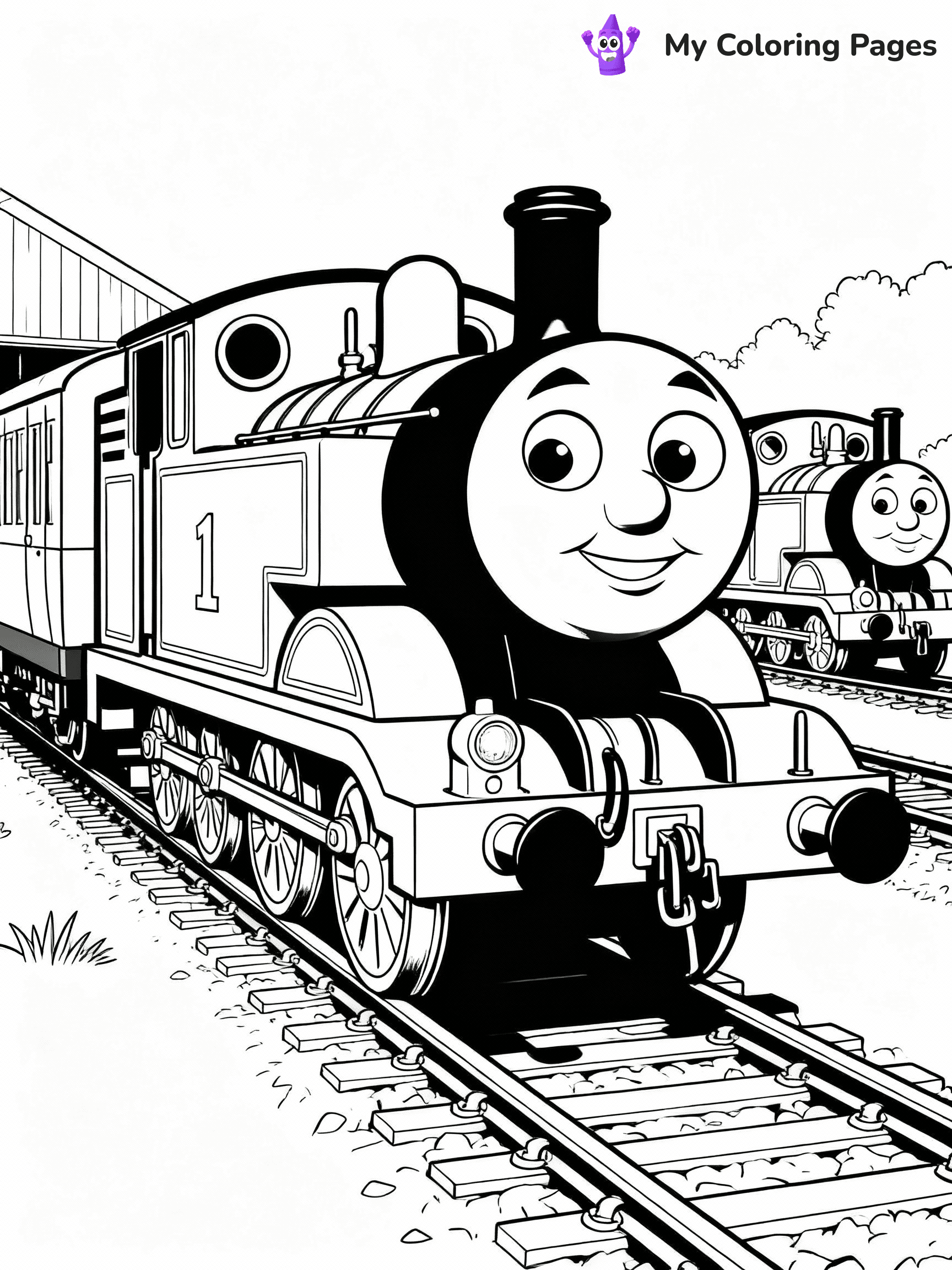 Thomas The Train Coloring Pages - 54